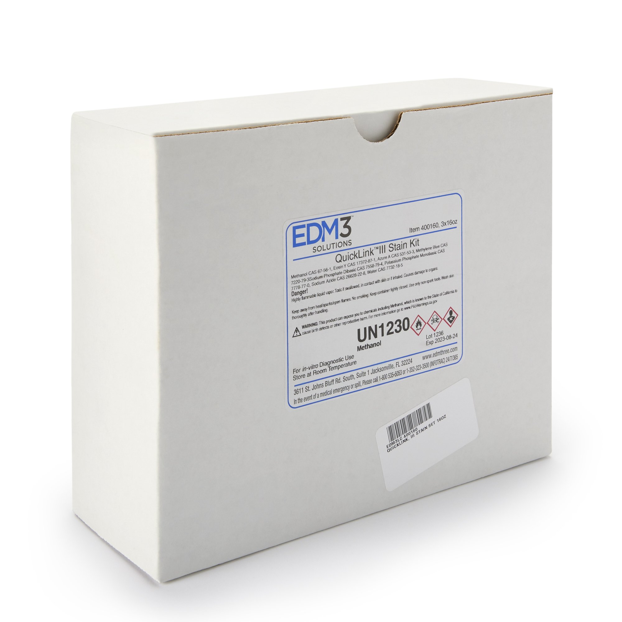 EDM 3 LLC 400160 - Quicklink III™ Stain Kit - 3/Pack