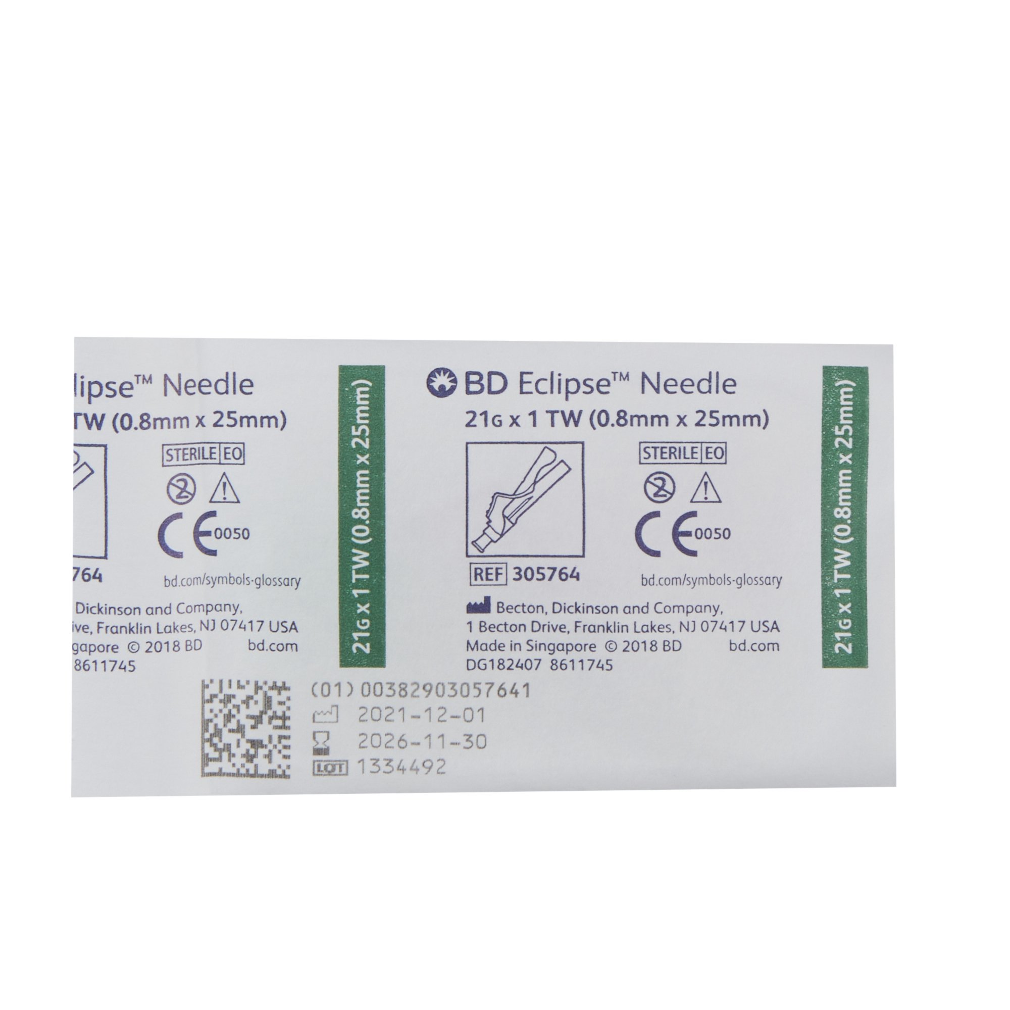 BD - 305764 Eclipse™ Safety Hypodermic Needle