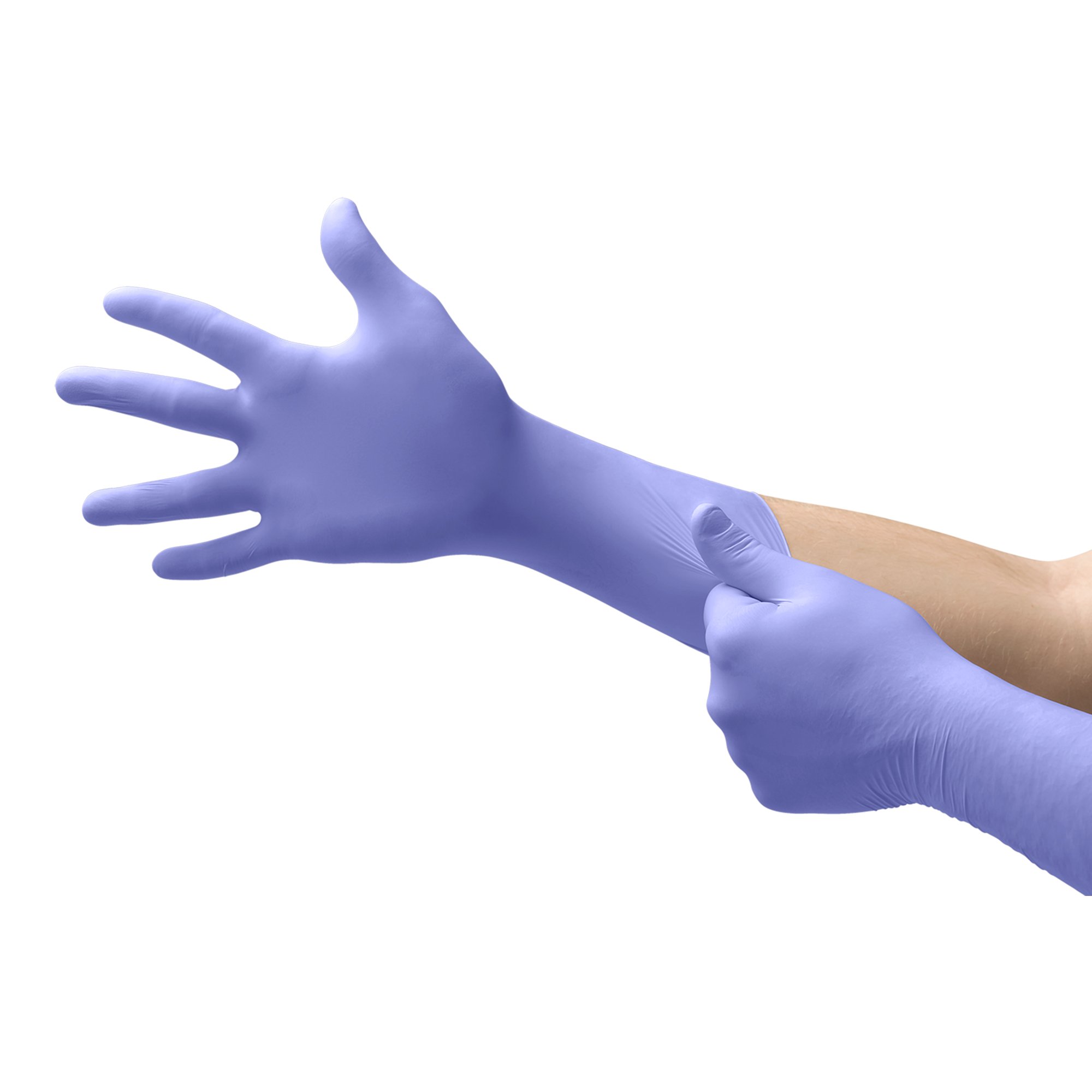Microflex Medical SEC-375-S - Supreno® EC Nitrile Extended Cuff Length Exam Glove, Small, Blue - 50/Box, 500/Case