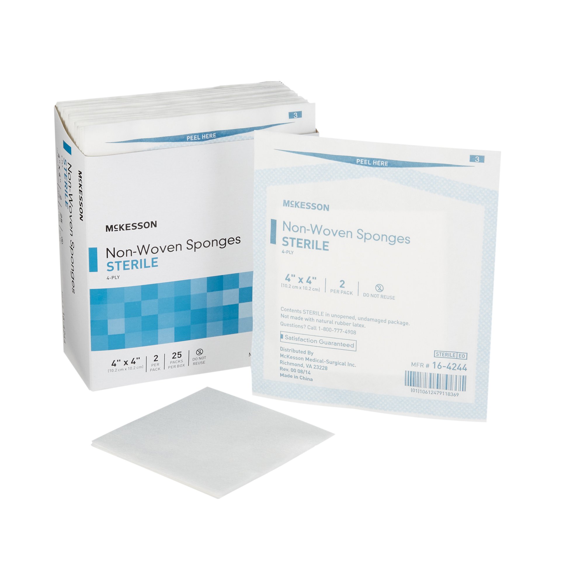 McKesson Brand - 16-4244 McKesson Sterile Nonwoven Sponge