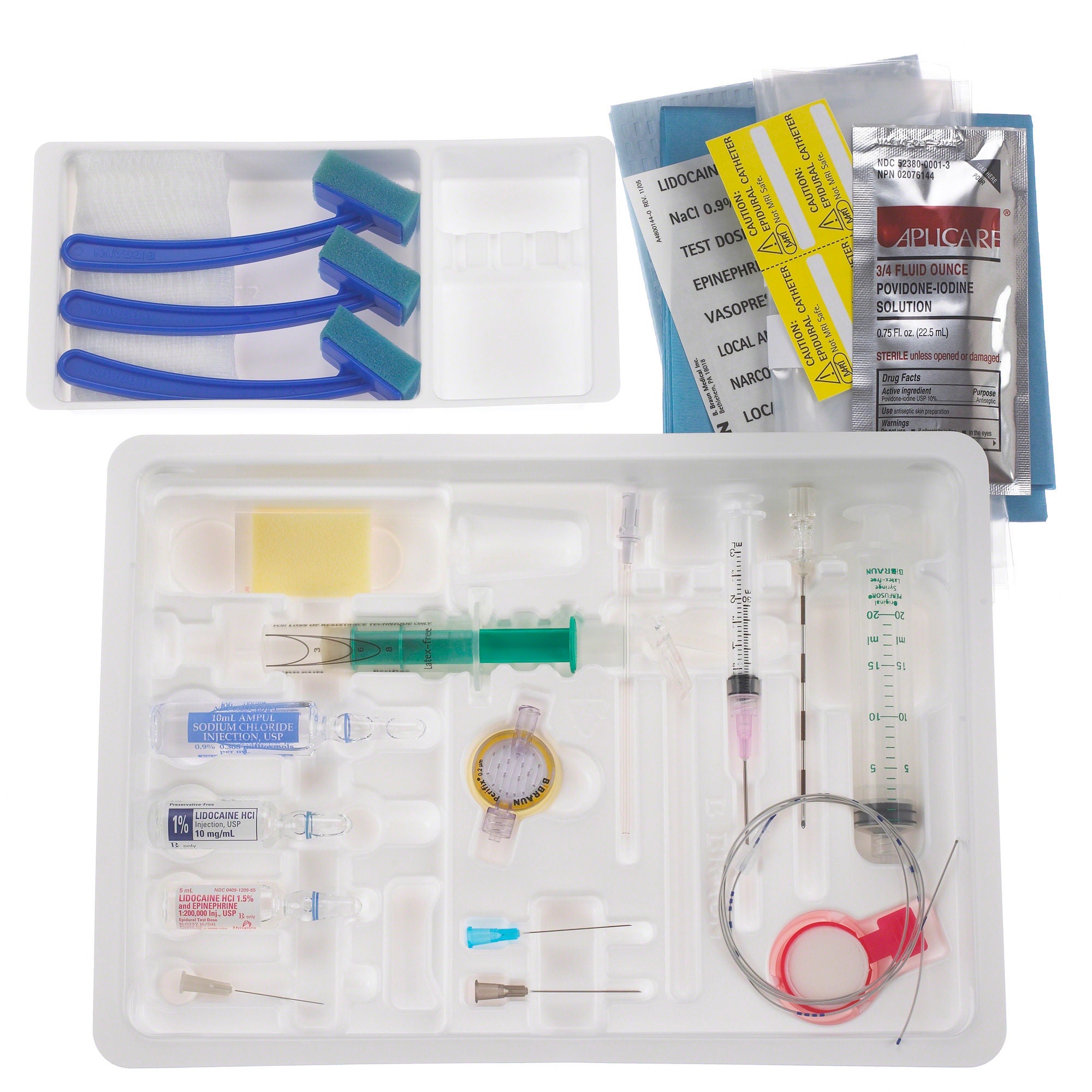 B. Braun - 332078 Epidural Tray Perifix® Continuous Tuohy Schliff / Winged 17 Gauge 3-1/2 Inch