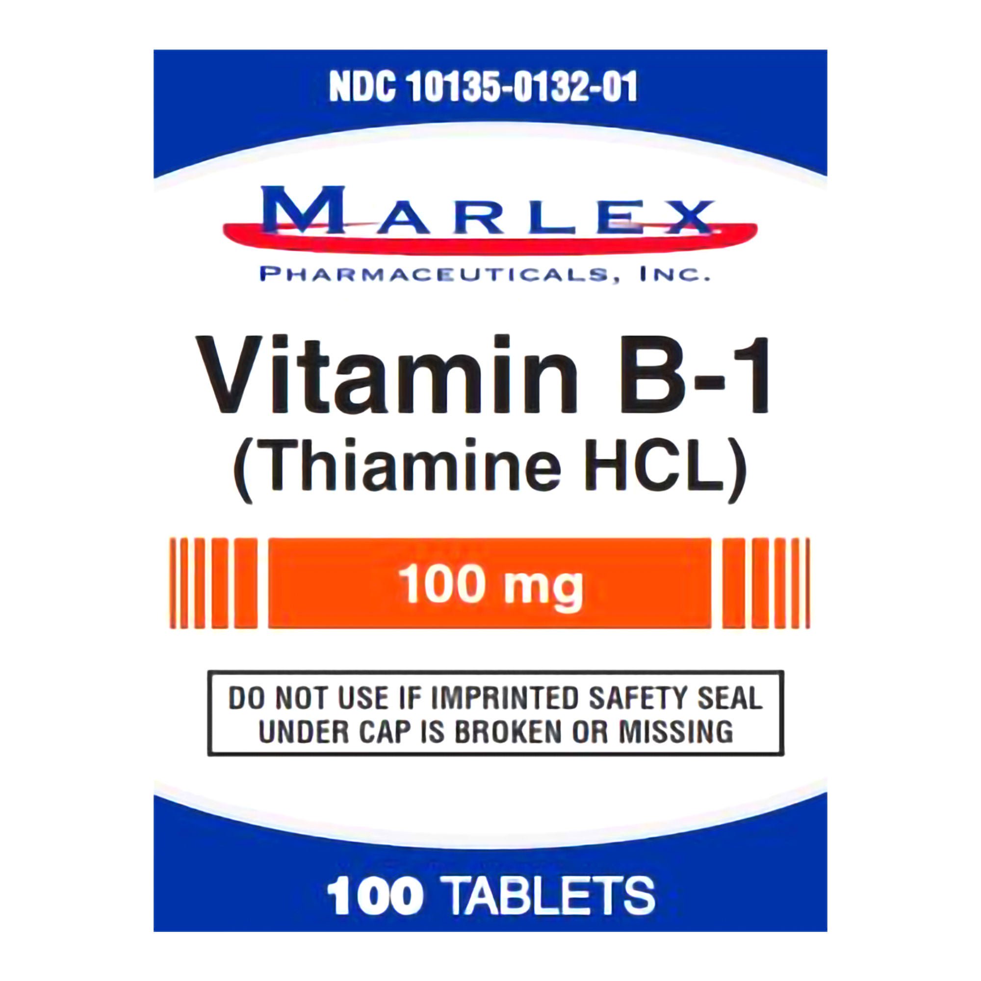 Marlex Pharmaceutical - 10135013201 Marlex Vitamin B-1 Supplement