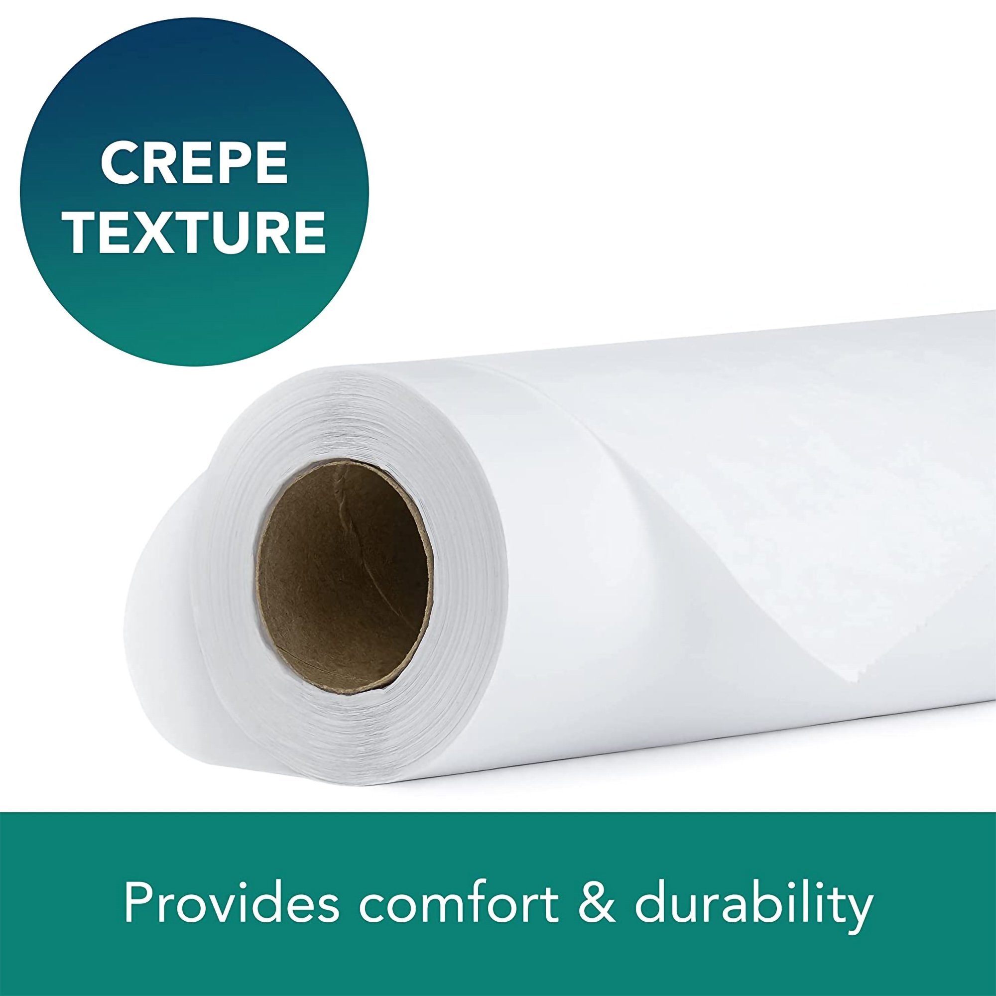 Tidi Products 981002 - Tidi® Everyday Crepe Table Paper, 18 Inch x 125 Foot, White - 12/Case