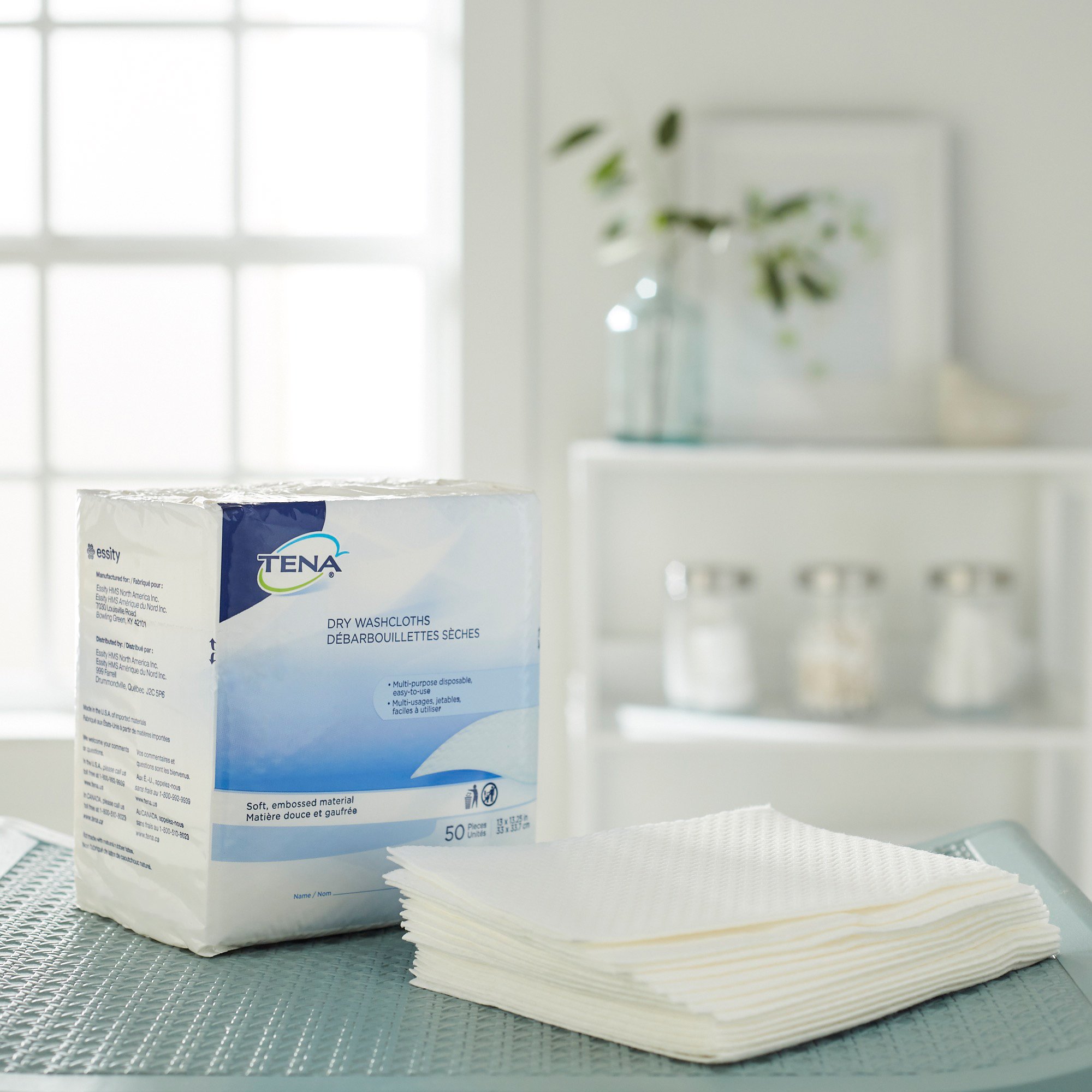 TENA Washcloth 74500 by Essity HMS North America