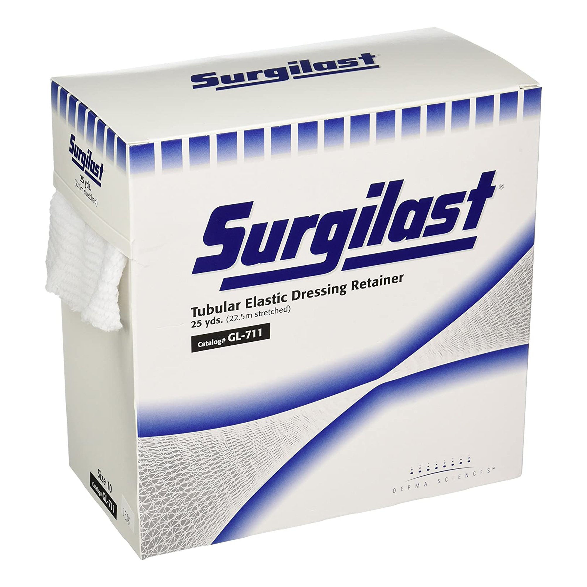 Gentell GL711 - Surgilast® Elastic Net Retainer Dressing, Size 10, 25 Yard - 1/Roll, 1/Box