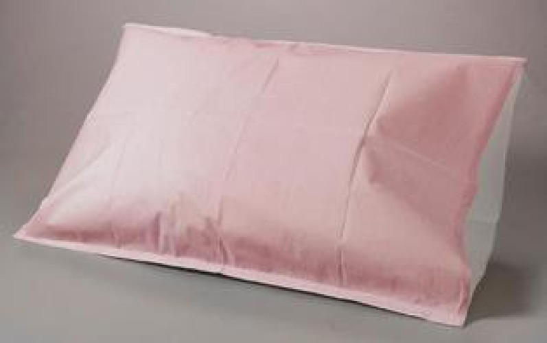 Tidi Products 919356 - Fabri-Cel® Mauve Tissue / Polyethylene Pillowcase, 21 x 30 Inch - 100/Case