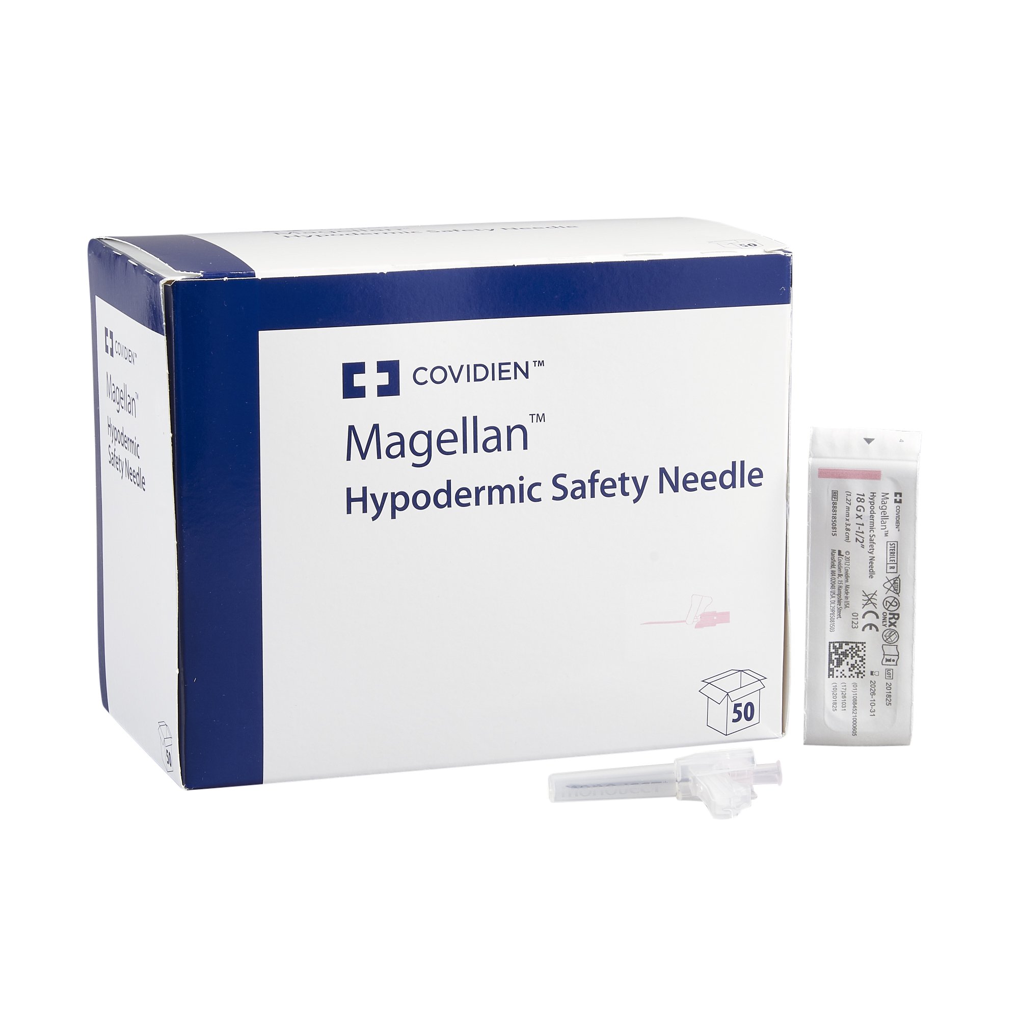 Cardinal - 8881850815 Monoject™ Magellan™ Safety Hypodermic Needle