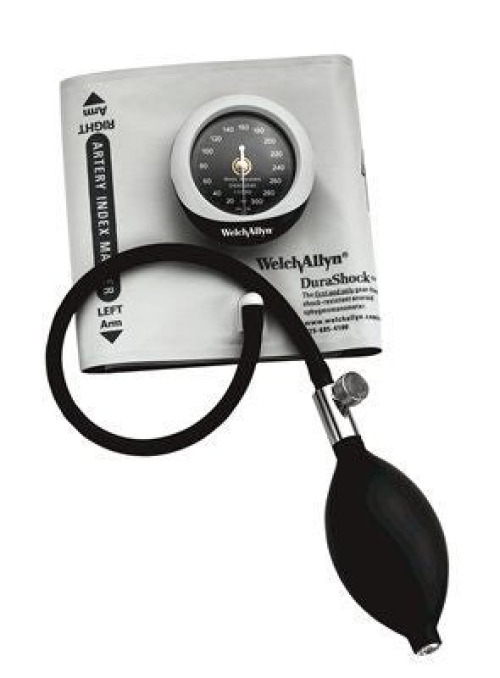 Welch Allyn - DS45-10 Aneroid Sphygmomanometer Unit DuraShock® Small Adult Cuff Arm Polyester Cuff 19 - 27 cm Pocket Aneroid