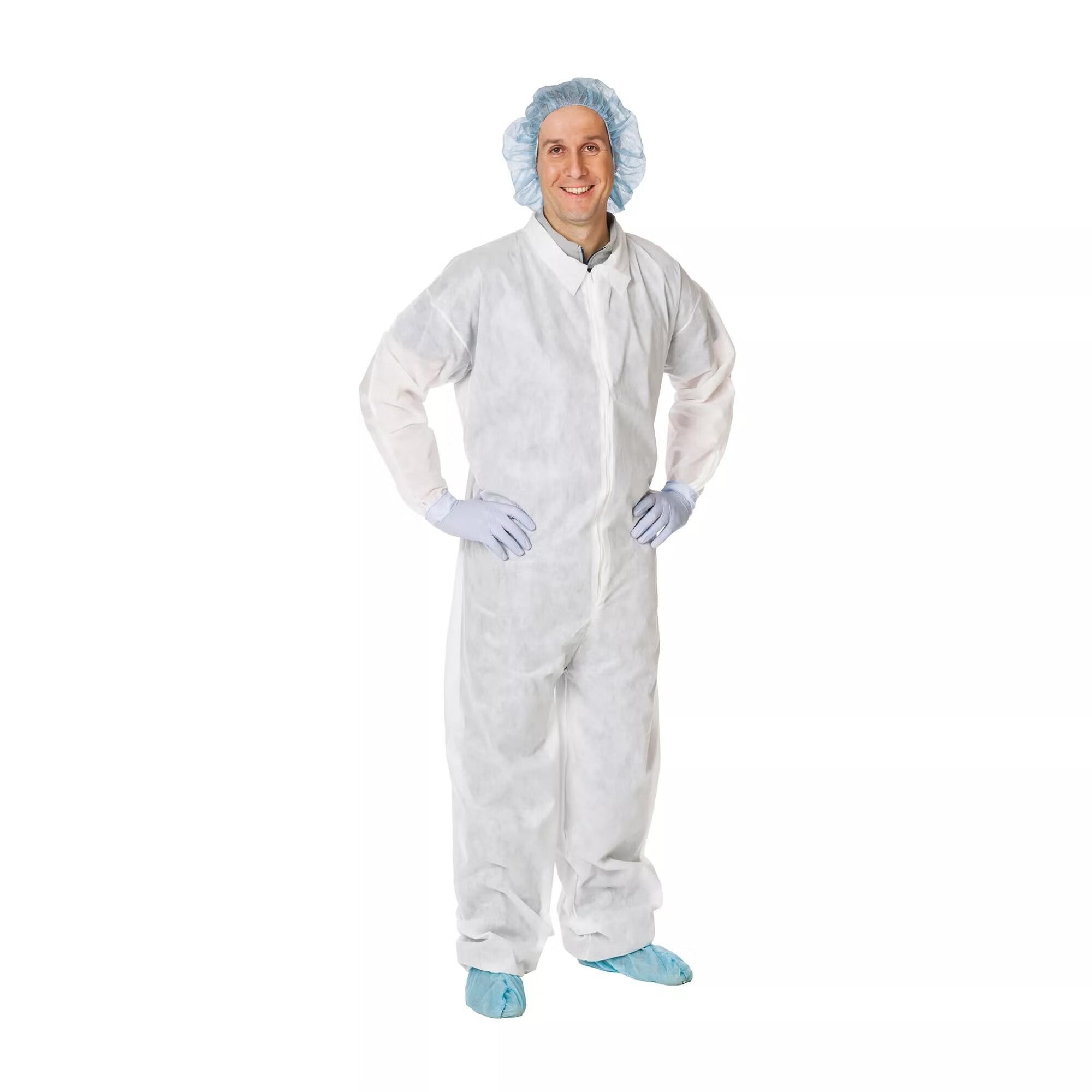 Cardinal - 2201CV Coverall X-Large White Disposable NonSterile