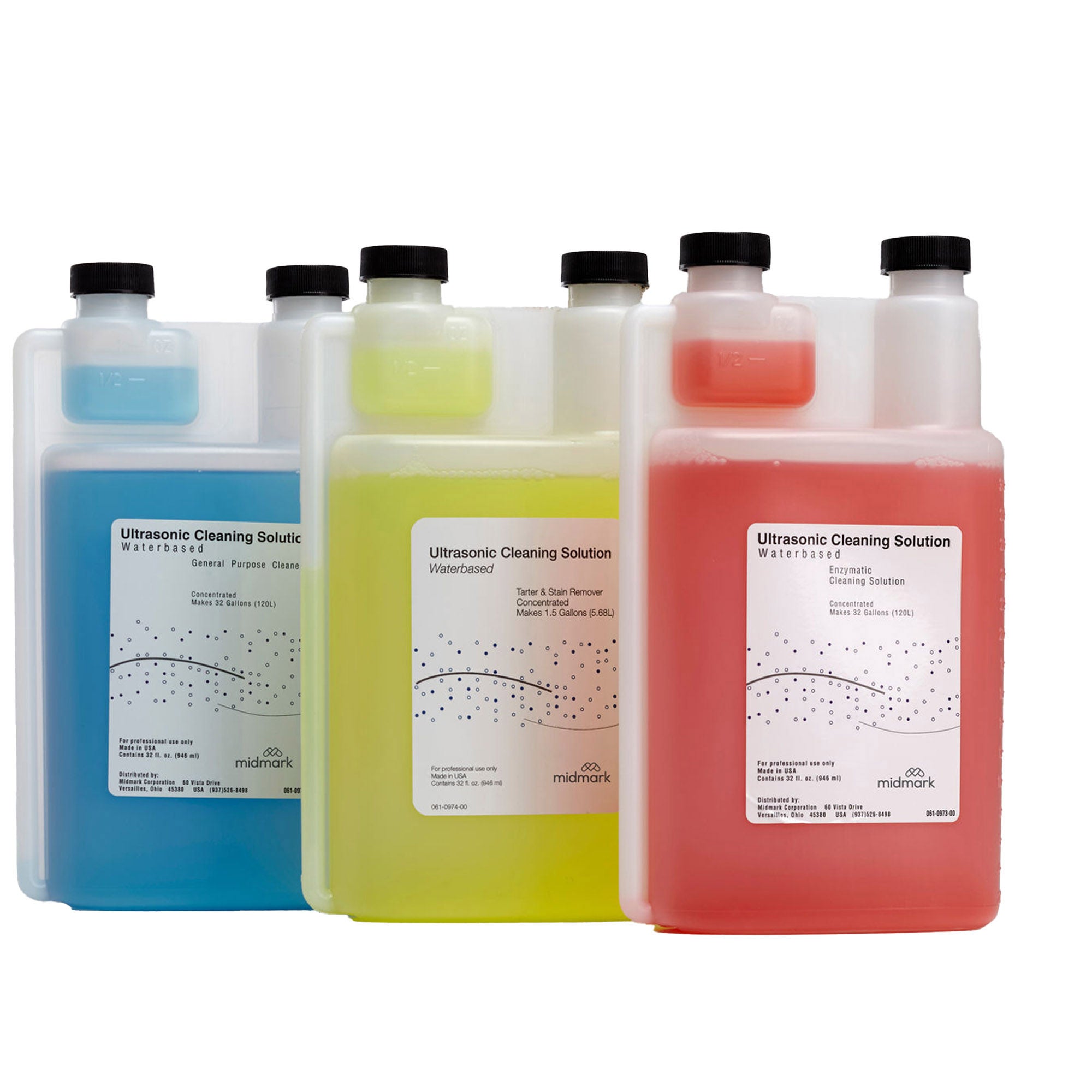 Midmark - 9A296001 Ultrasonic Cleaning Solution QuickClean™ Liquid 32 oz. Bottle