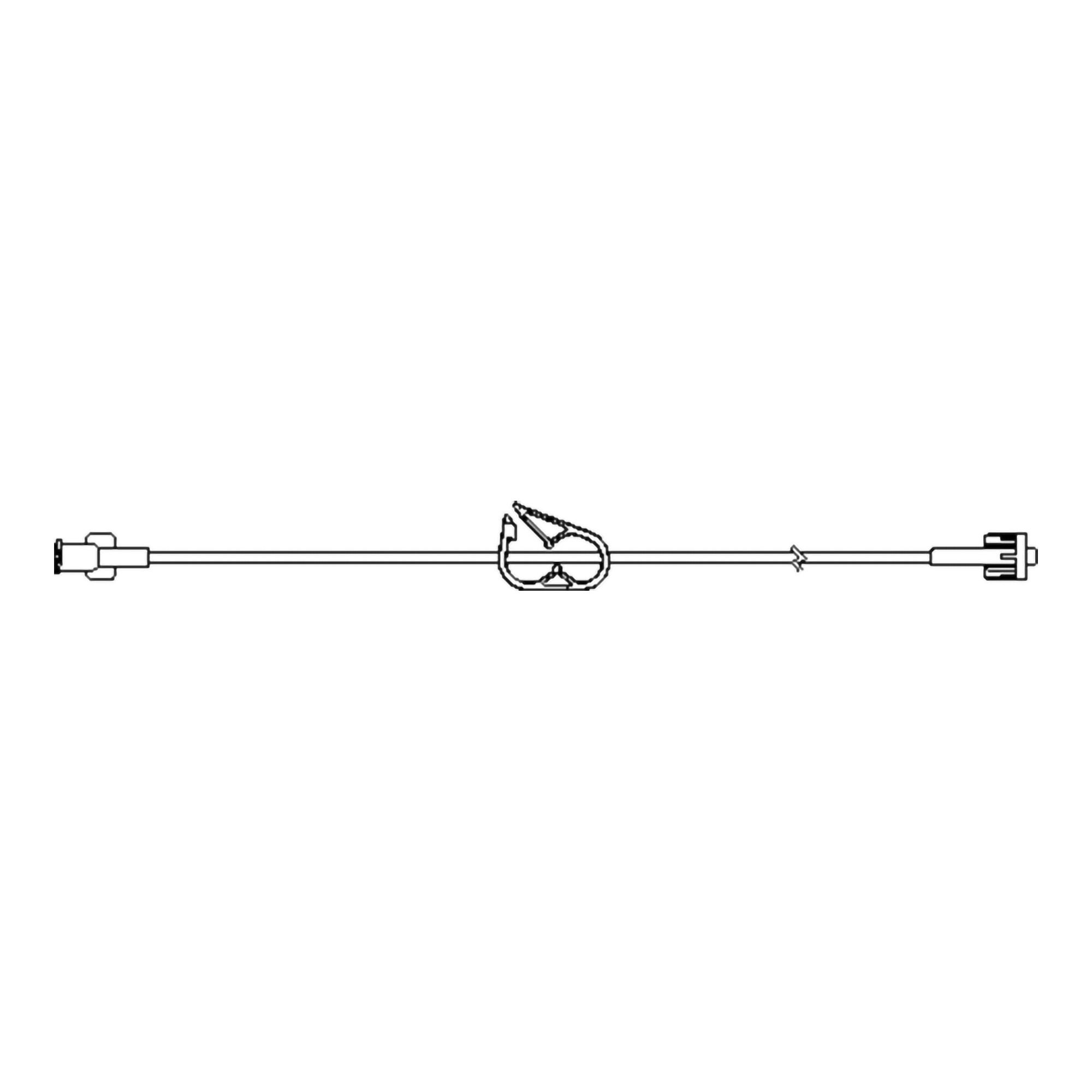 MPS Medical - EB-060-01 IV Extension Set MPS Mini Bore 60 Inch Tubing Without Filter Sterile