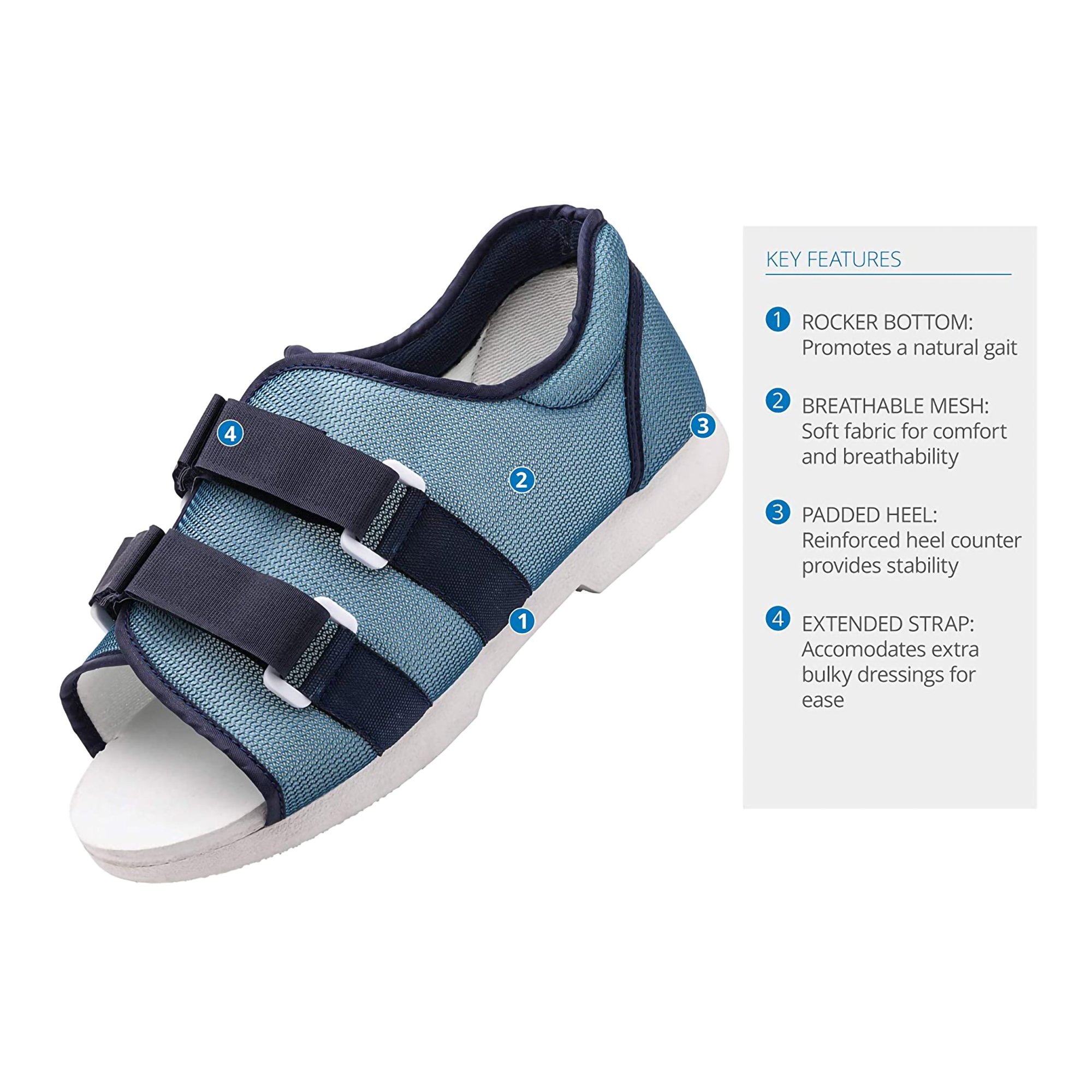 Ossur - 17005 Össur® Women's Mesh Top Post-Op Shoe