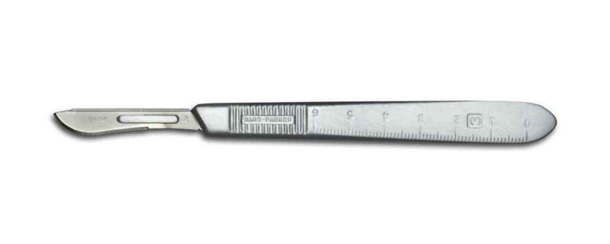 Aspen Surgical Products - 371716 Surgical Blade Bard-Parker® Stainless Steel No. 15C Sterile