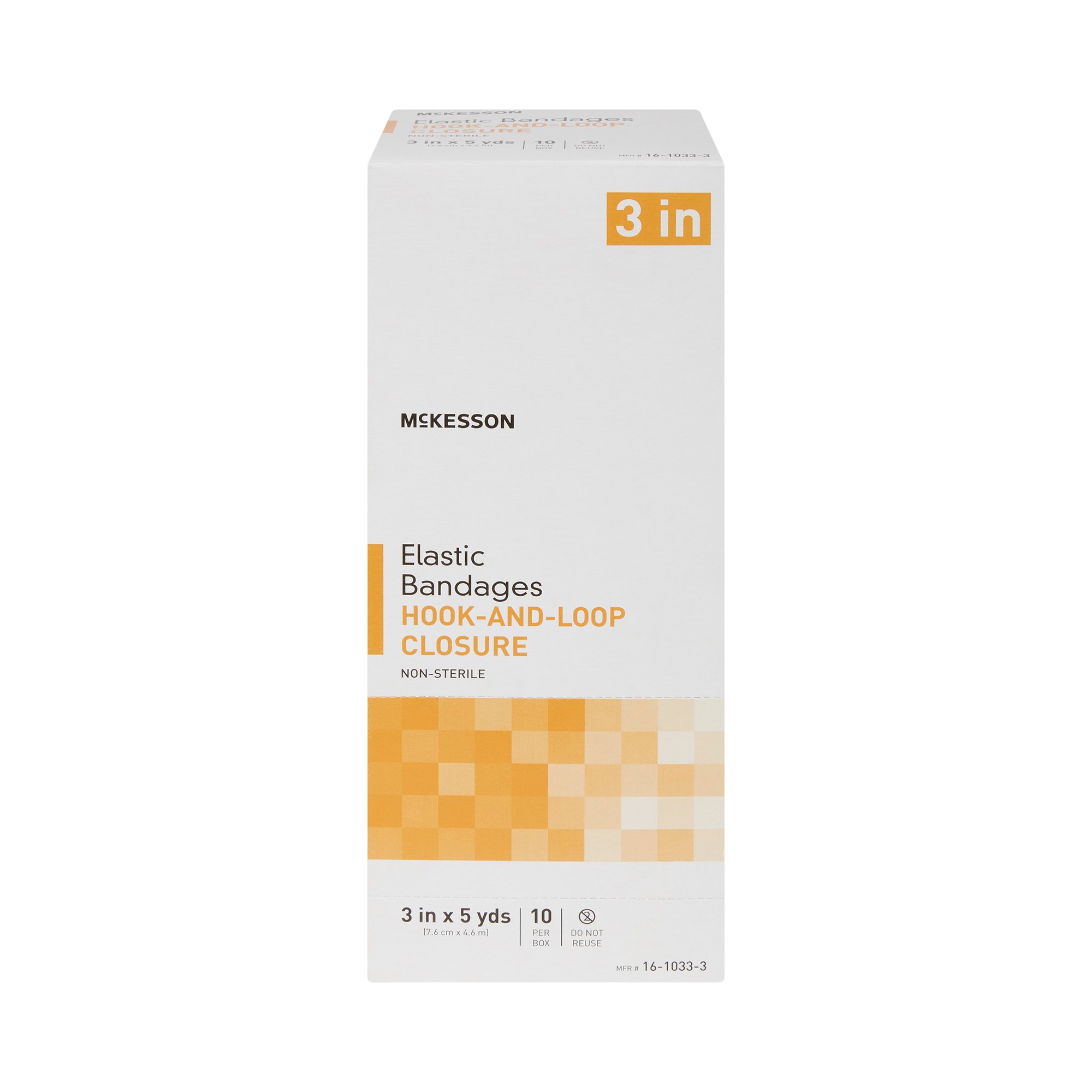 McKesson Brand - 16-1033-3 McKesson hook-and-loop closure Elastic Bandage