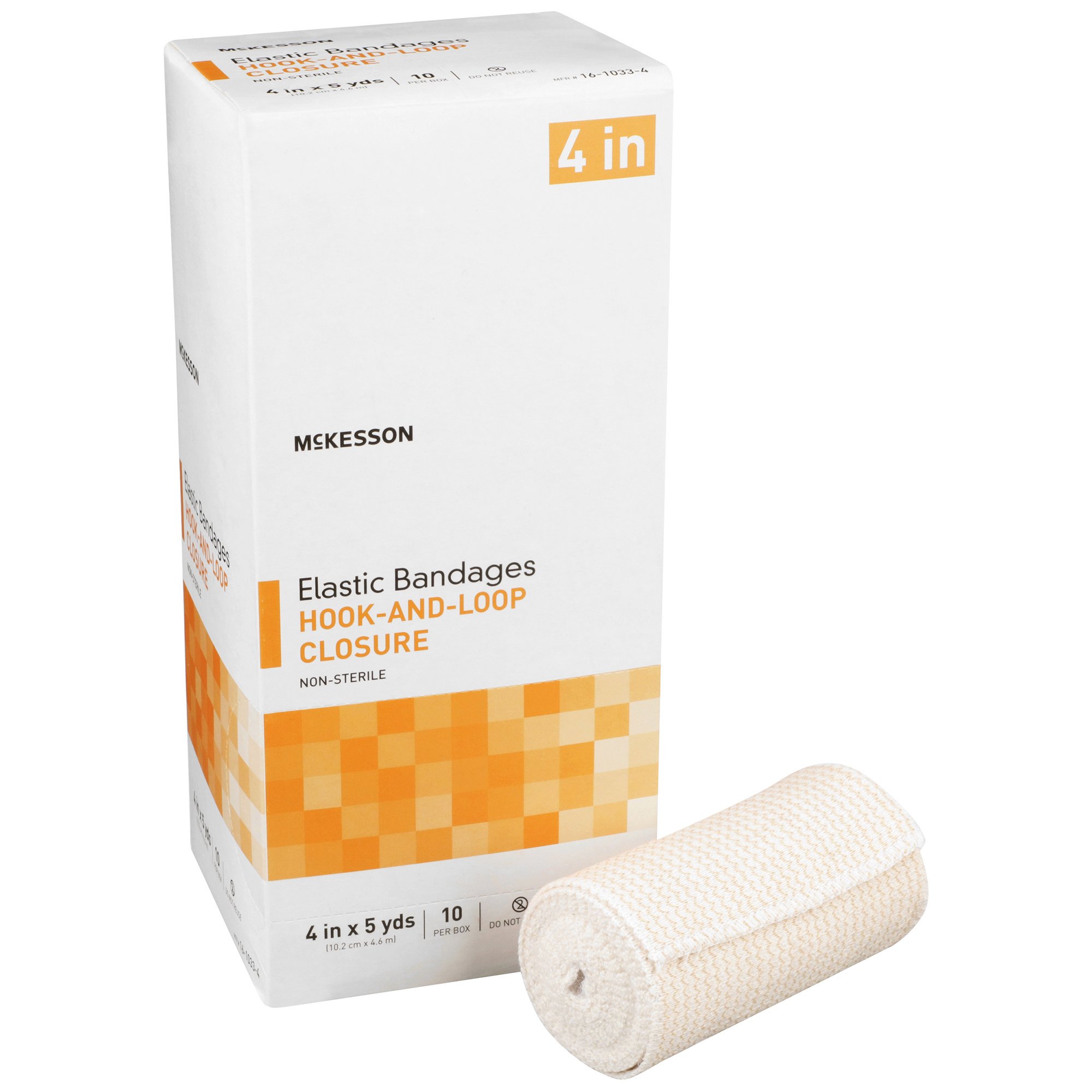 McKesson Brand - 16-1033-4 McKesson hook-and-loop closure Elastic Bandage