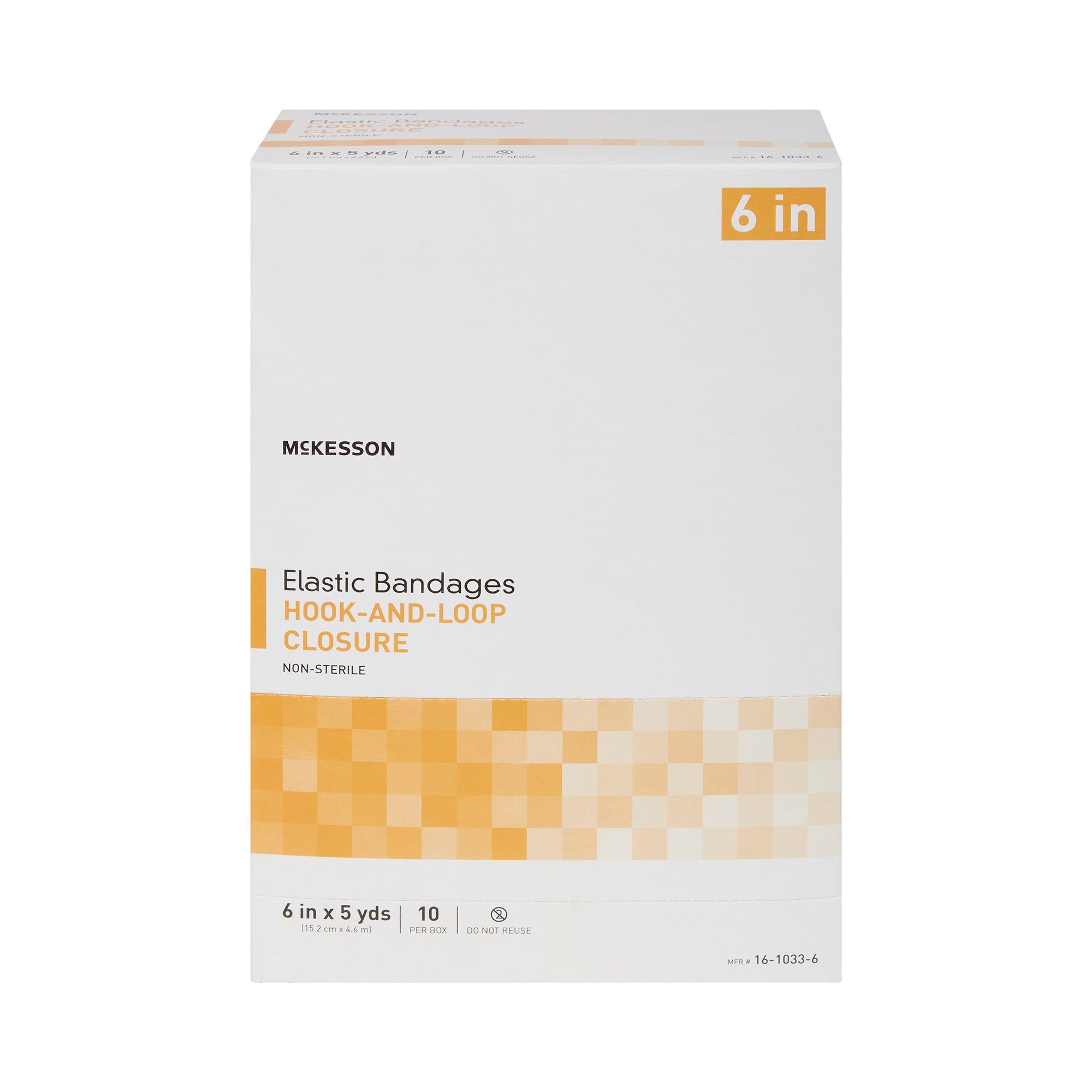 McKesson Brand - 16-1033-6 McKesson hook-and-loop closure Elastic Bandage