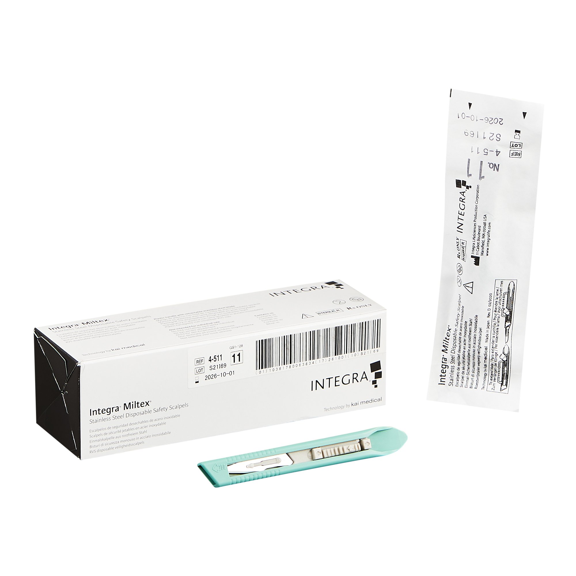 Integra Lifesciences - 4-511 Miltex® Safety Scalpel