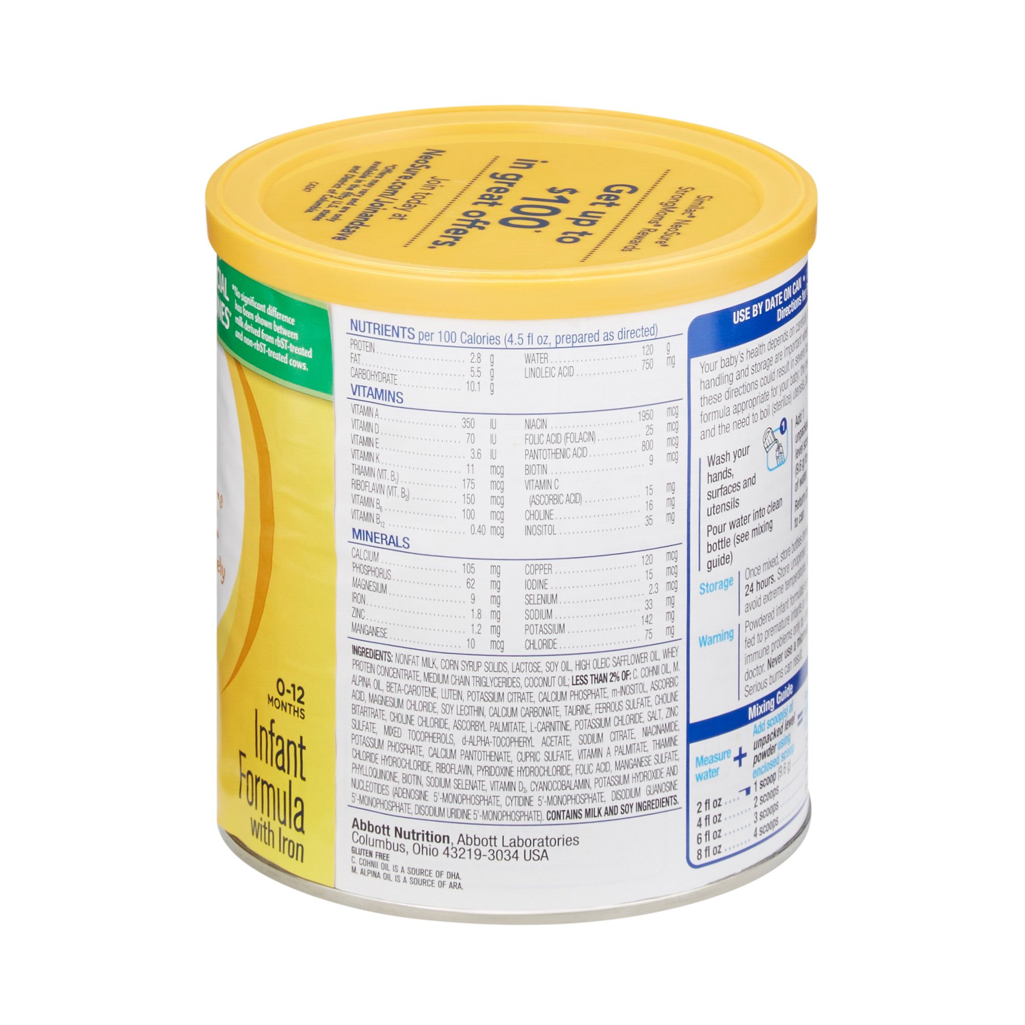 Abbott Nutrition - 57430 Similac® NeoSure® Powder Infant Formula