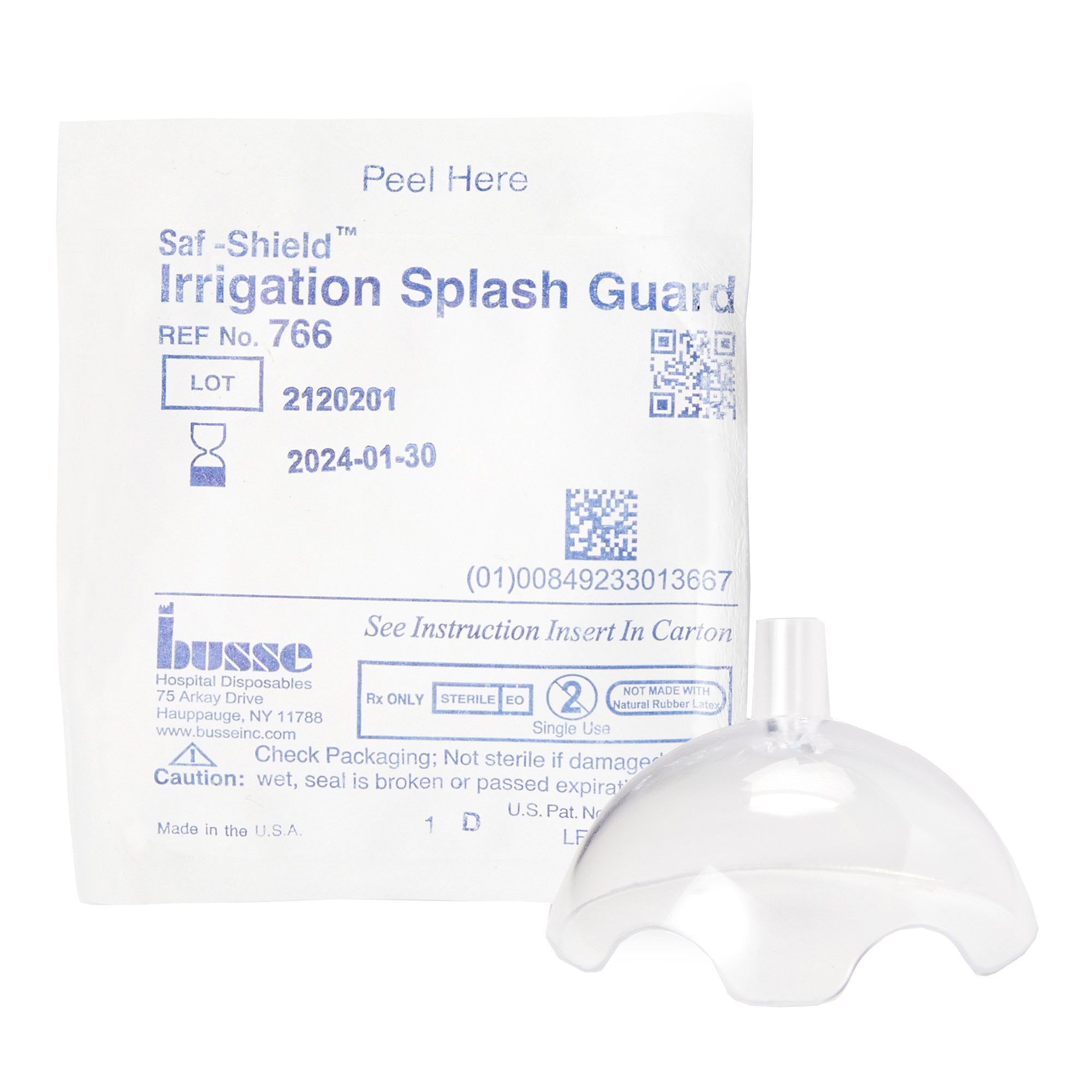 Busse Hospital Disposables - 766 Saf-Shield* Irrigation Splash Guard