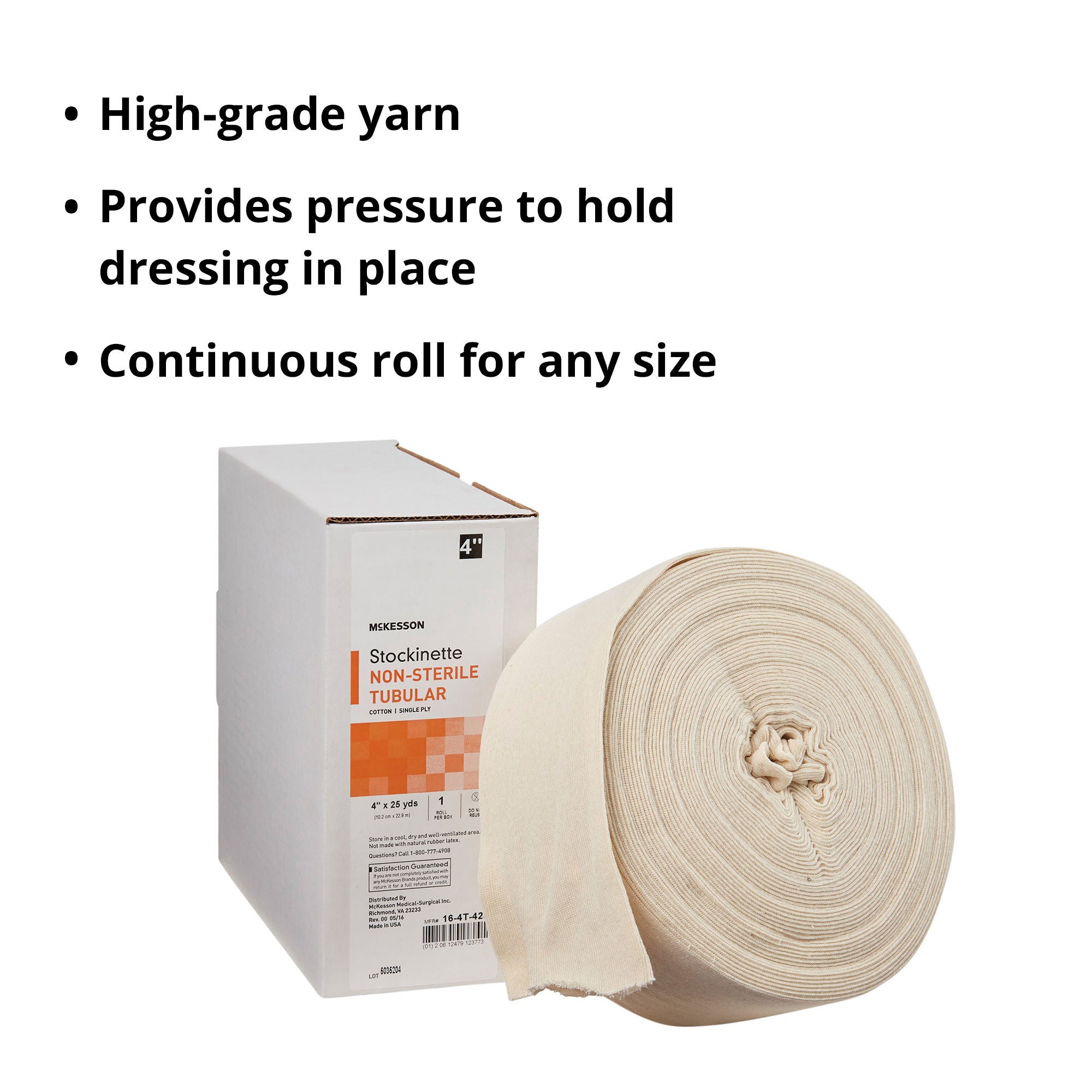 McKesson Brand - 16-4T-425 McKesson Beige Cotton Tubular Stockinette