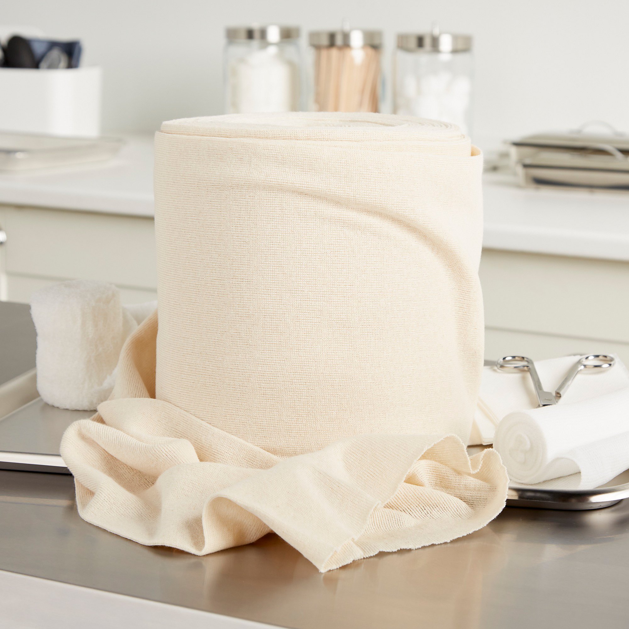 McKesson Brand 16-4T-825 - McKesson Beige Cotton Tubular Stockinette, 8 Inch x 25 Yard - 1/Roll, 4/Case
