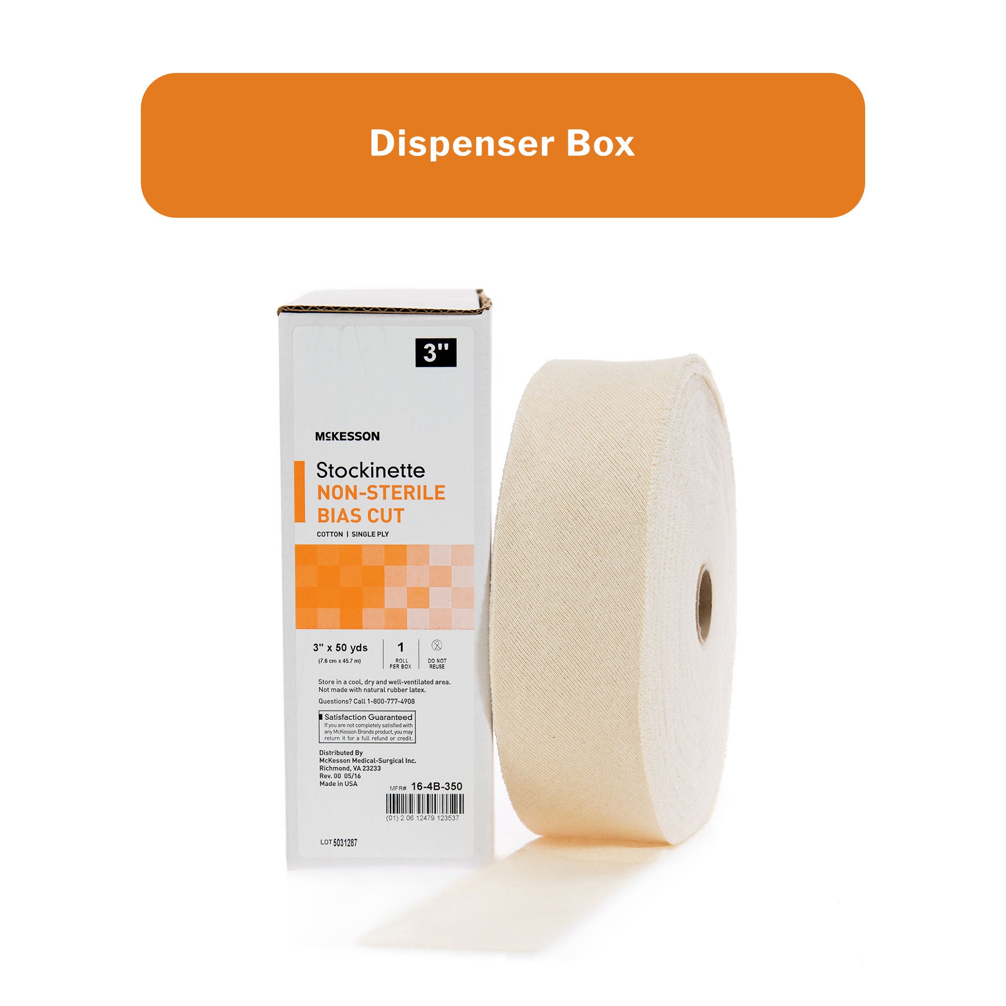 McKesson Bias Cut Stockinette 16-4B-350 by McKesson Brand