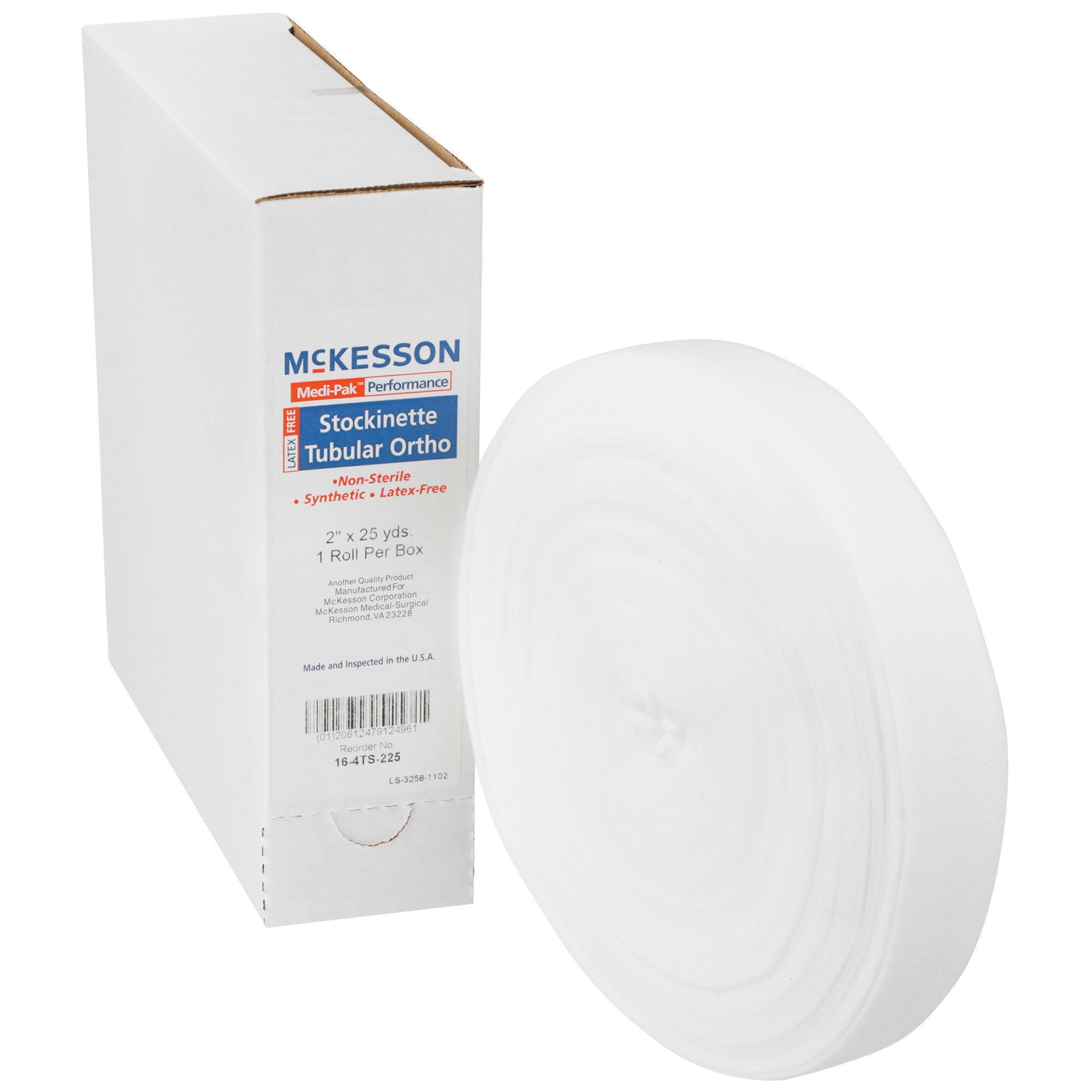 McKesson Brand - 16-4TS-225 McKesson White Polyester Tubular Stockinette
