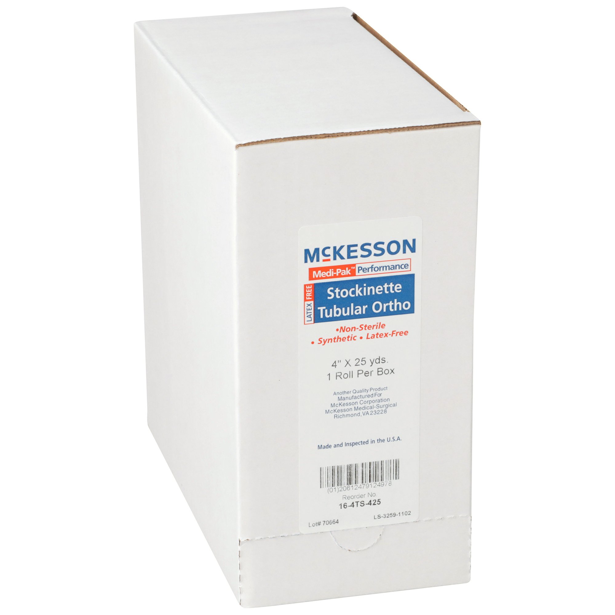 McKesson Brand - 16-4TS-425 McKesson White Polyester Tubular Stockinette