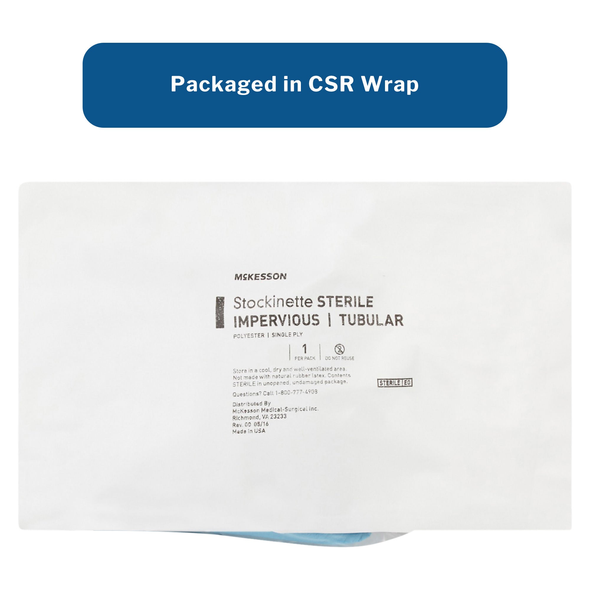 McKesson Brand - 16-3M-630 McKesson Impervious Surgical Stockinette