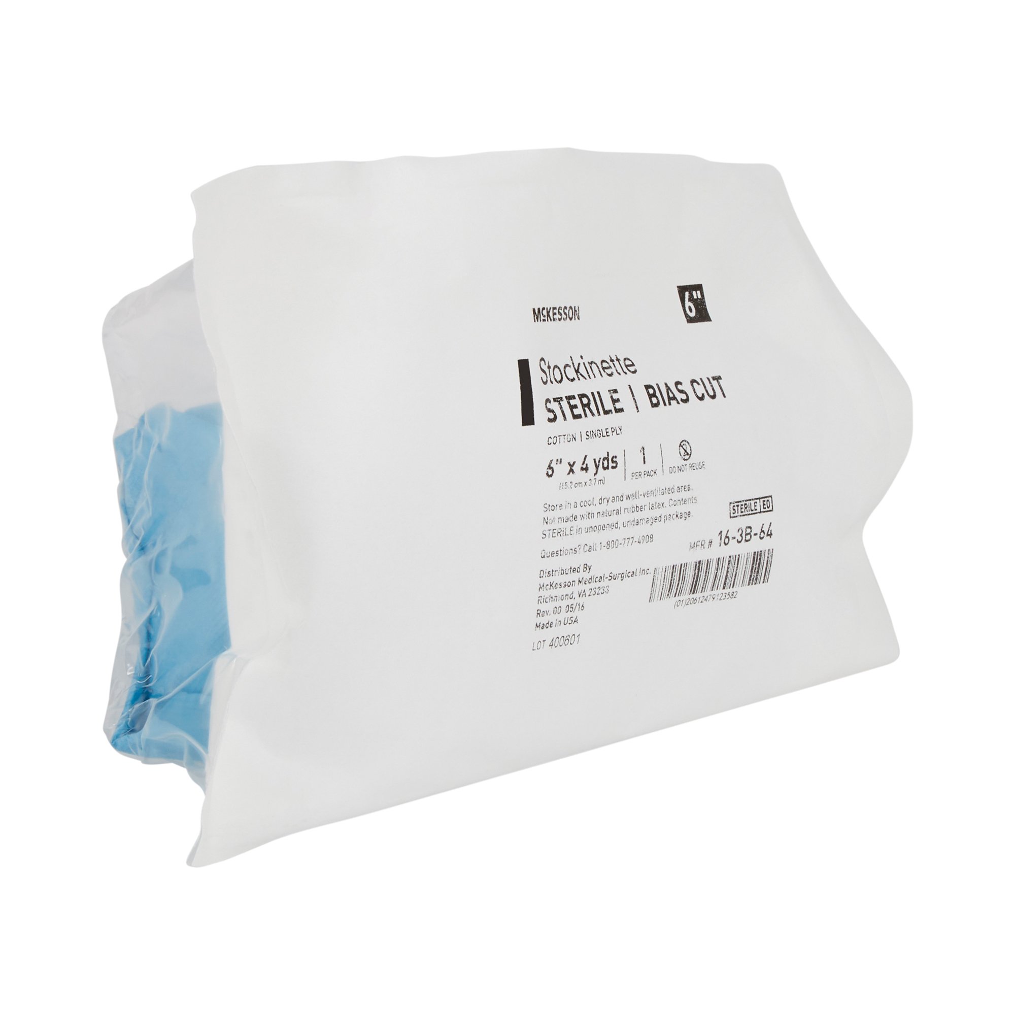 McKesson Brand 16-3B-64 - McKesson Bias Cut Stockinette, 6 Inch x 4 Yard - 1/Each, 18/Case