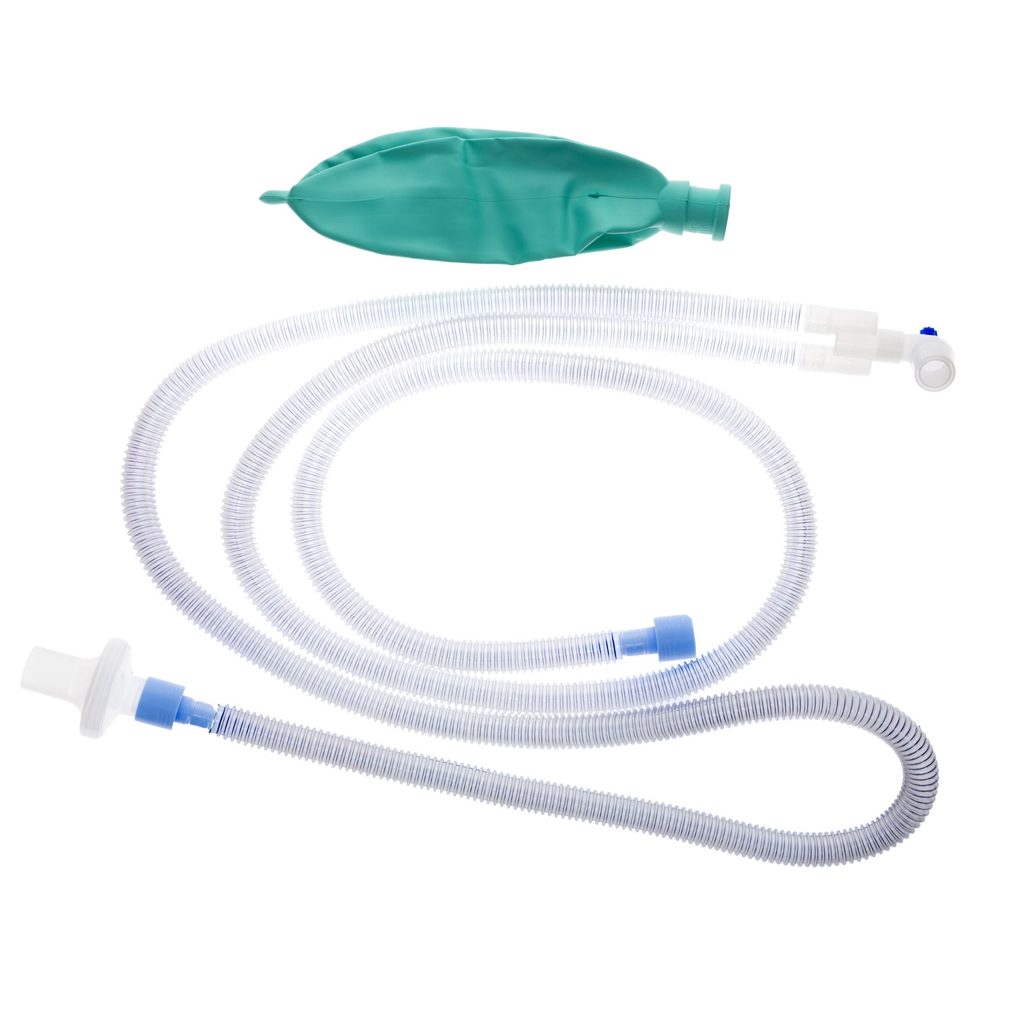 Sun Med - B1314XXX Anesthesia Breathing Circuit Vital Signs® Corrugated Tube 60 Inch Tube Dual Limb Pediatric 1 Liter Bag Single Patient Use