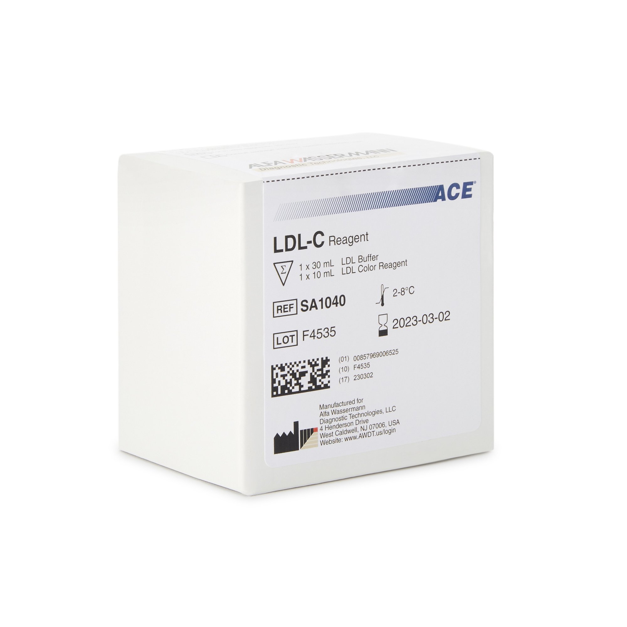 ACE General Chemistry Reagent SA1040 by Alfa Wassermann