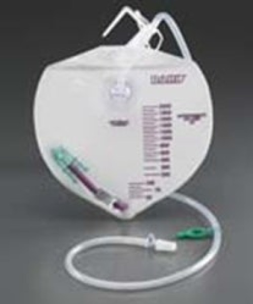 Bard - 154005A Urinary Drain Bag Bard® IC Anti-Reflux Valve Sterile 2,000 mL Vinyl