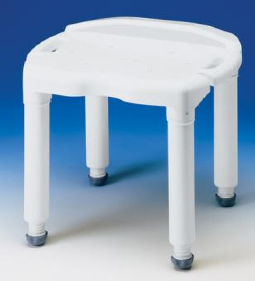 Drive DeVilbiss Healthcare - FGB67000 0000 Bath Bench Carex® Without Arms Plastic Frame Without Backrest 21 Inch Seat Width 400 lbs. Weight Capacity