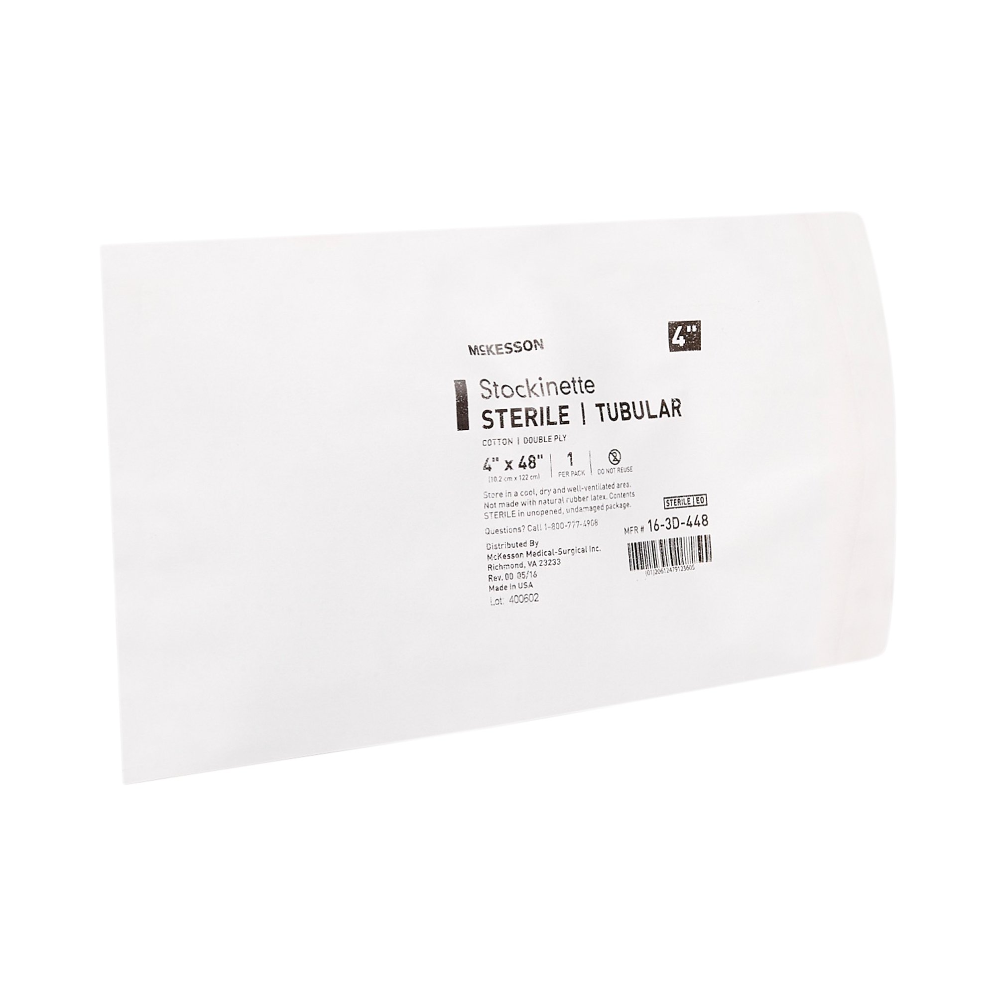 McKesson Brand 16-3D-448 - McKesson Beige Cotton Tubular Stockinette, 4 x 48 Inch - 1/Each, 20/Case