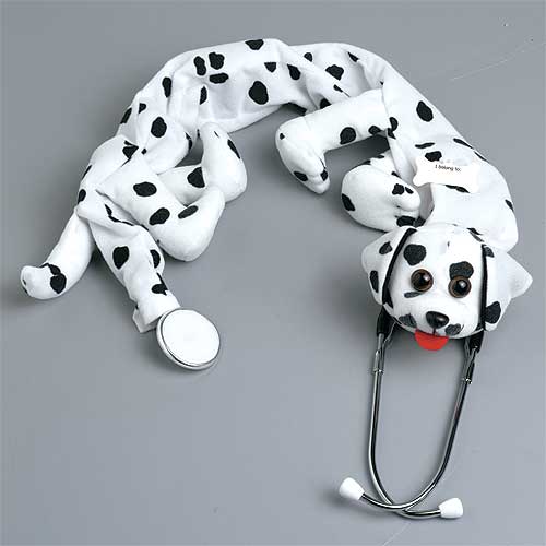 Pedia Pals - 100066 Stethoscope Cover 24 Inch L, Patented Design Dalmatian Stethoscope