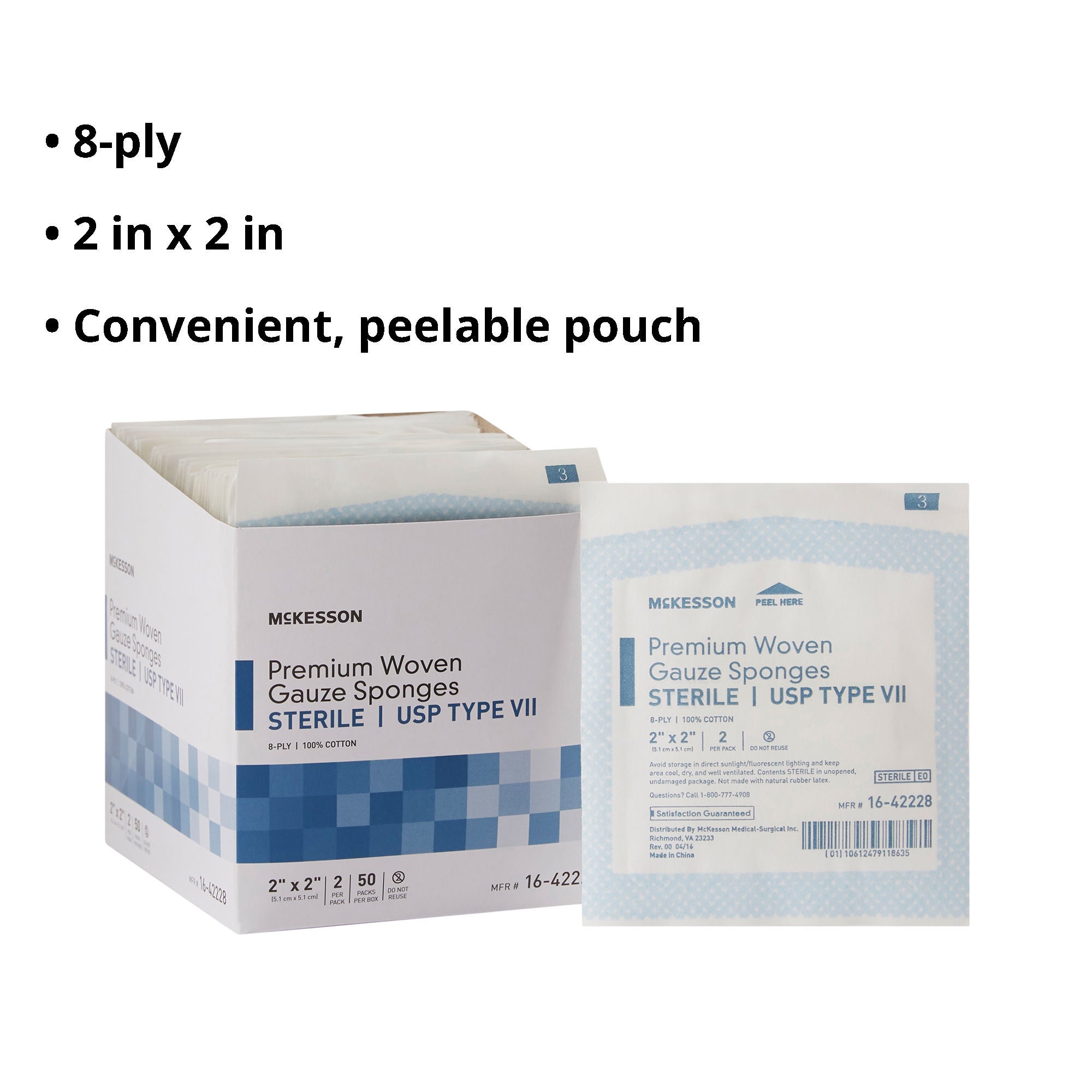 McKesson Gauze Sponge 16-42228 by McKesson Brand