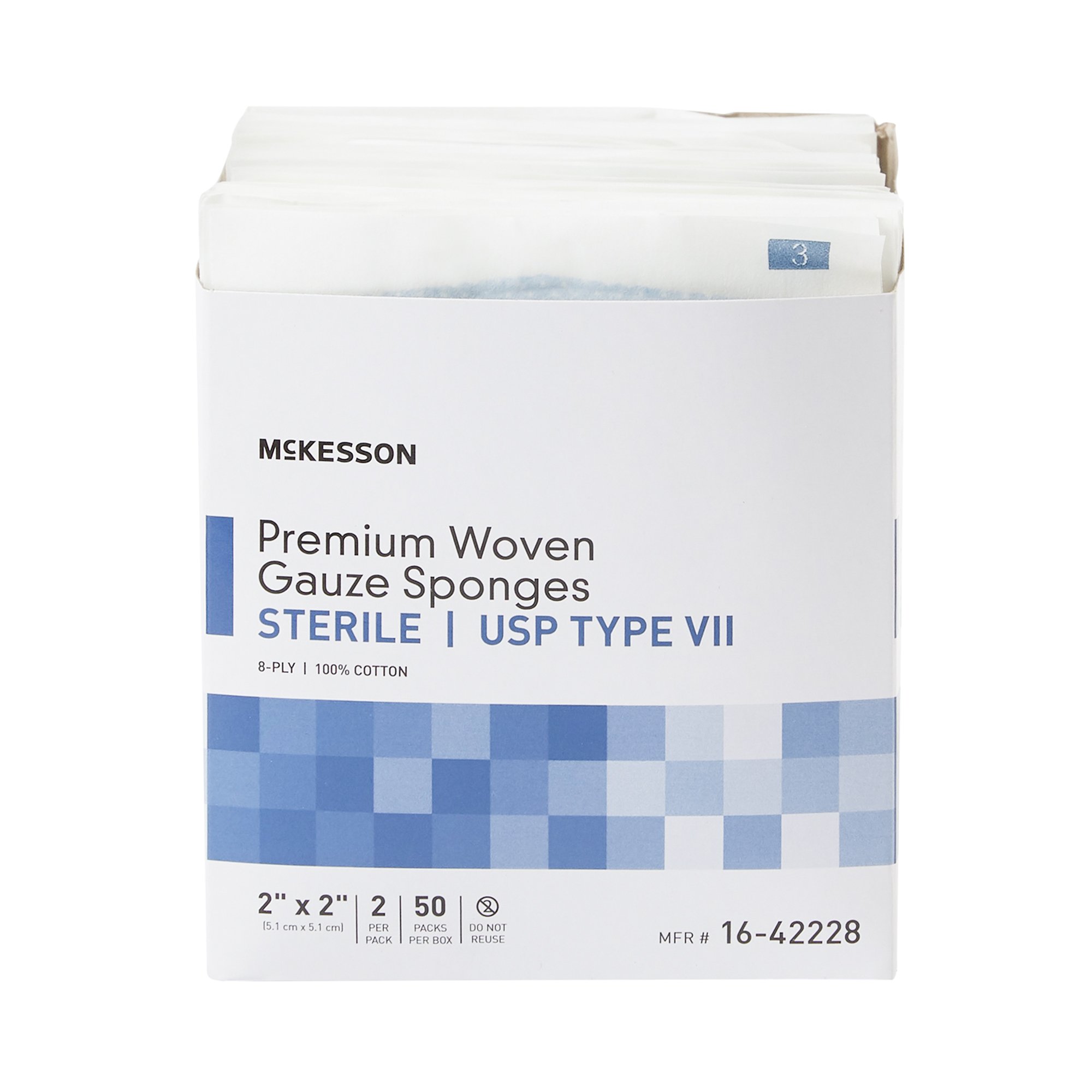 McKesson Brand - 16-42228 McKesson Sterile USP Type VII Gauze Sponge