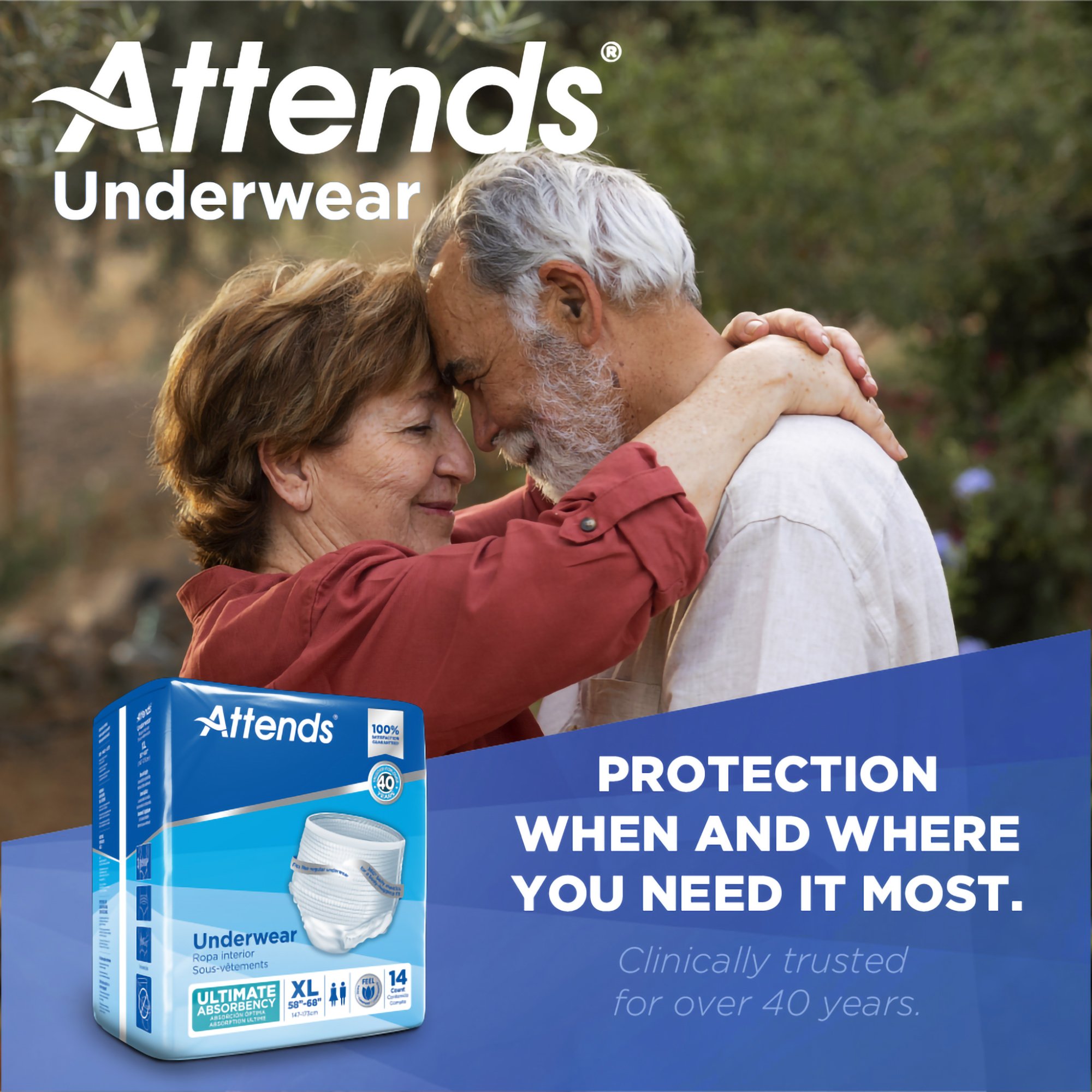 Attends Healthcare Products APP0740 - Attends® Advanced Underwear, X-Large - 14/Bag, 56/Case