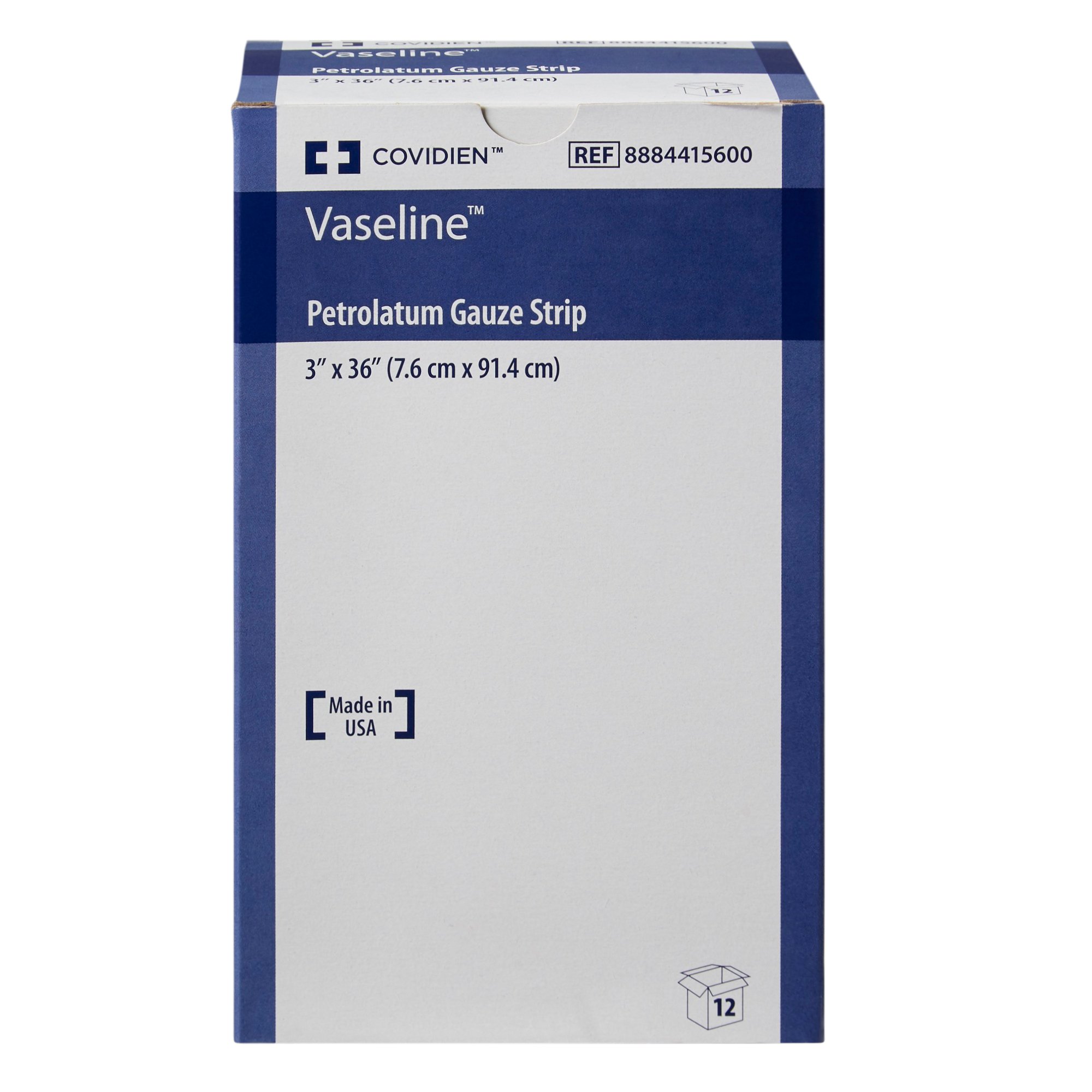 Cardinal 8884415600 - Vaseline™ Petrolatum Impregnated Dressing, 3 x 36 Inch - 1/Each, 12/Dozen, 72/Case