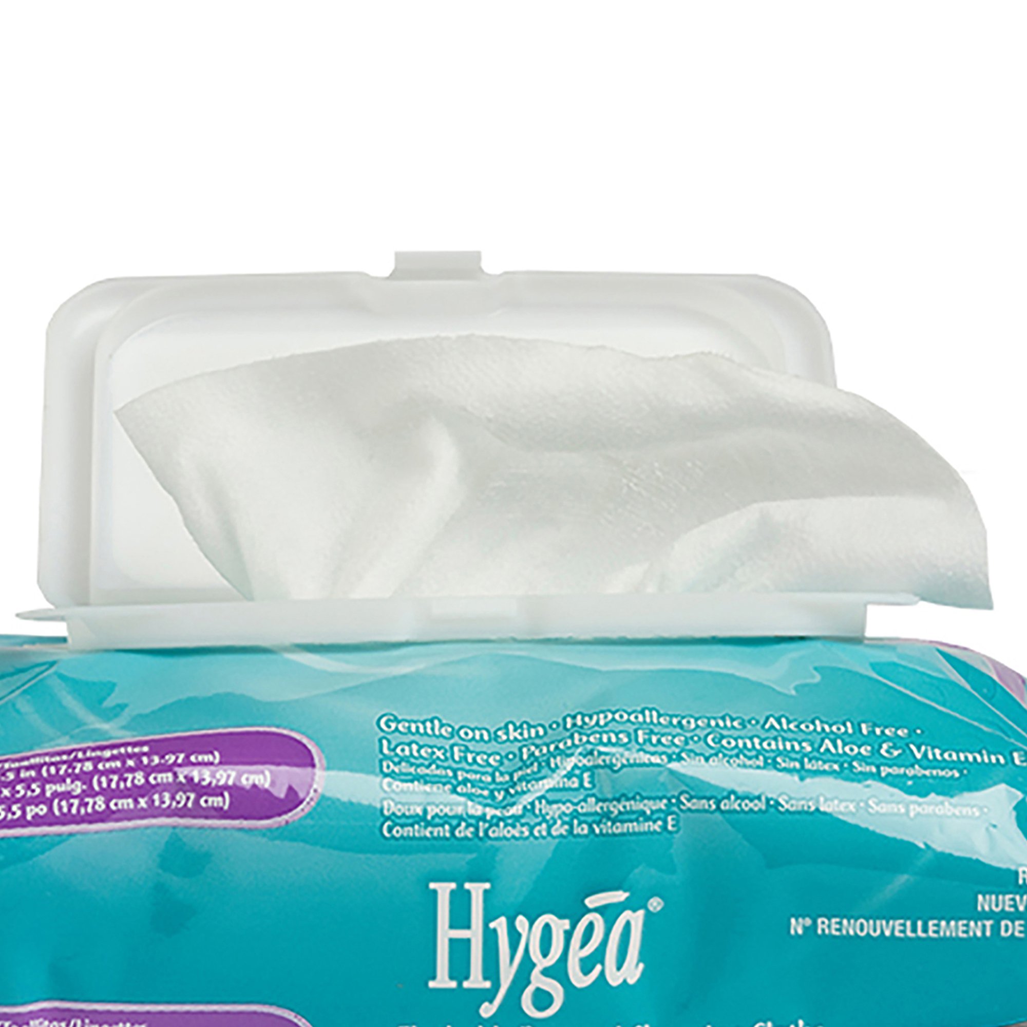 Professional Disposables - A500F48 Hygea® Floral Scent Personal Cleansing Cloths
