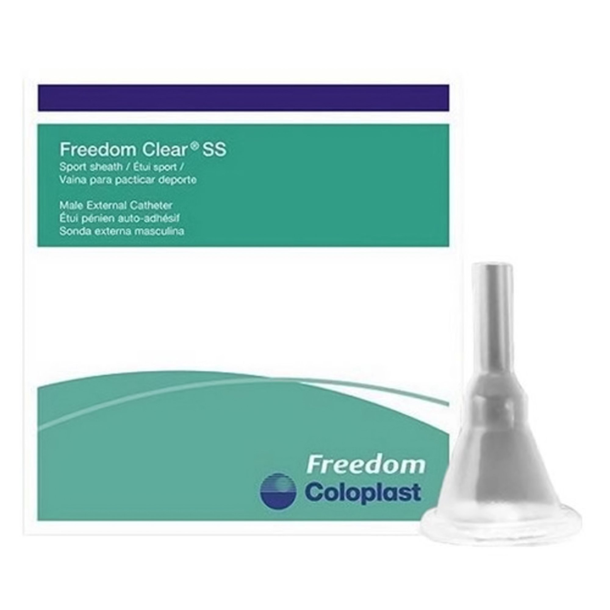 Coloplast - 5110 Freedom Clear® SS Male External Catheter