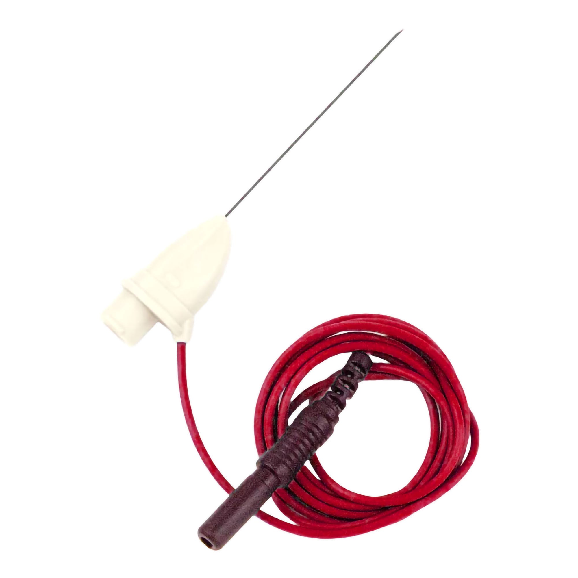 Natus Medical - MJT-2530-LL EMG Needle Electrode with Leadwire Teca® MyoJect™ 30 Gauge X 1 Inch Length X 30 Inch Lead Length Stainless Steel Sterile Sharp Needle Tip Disposable