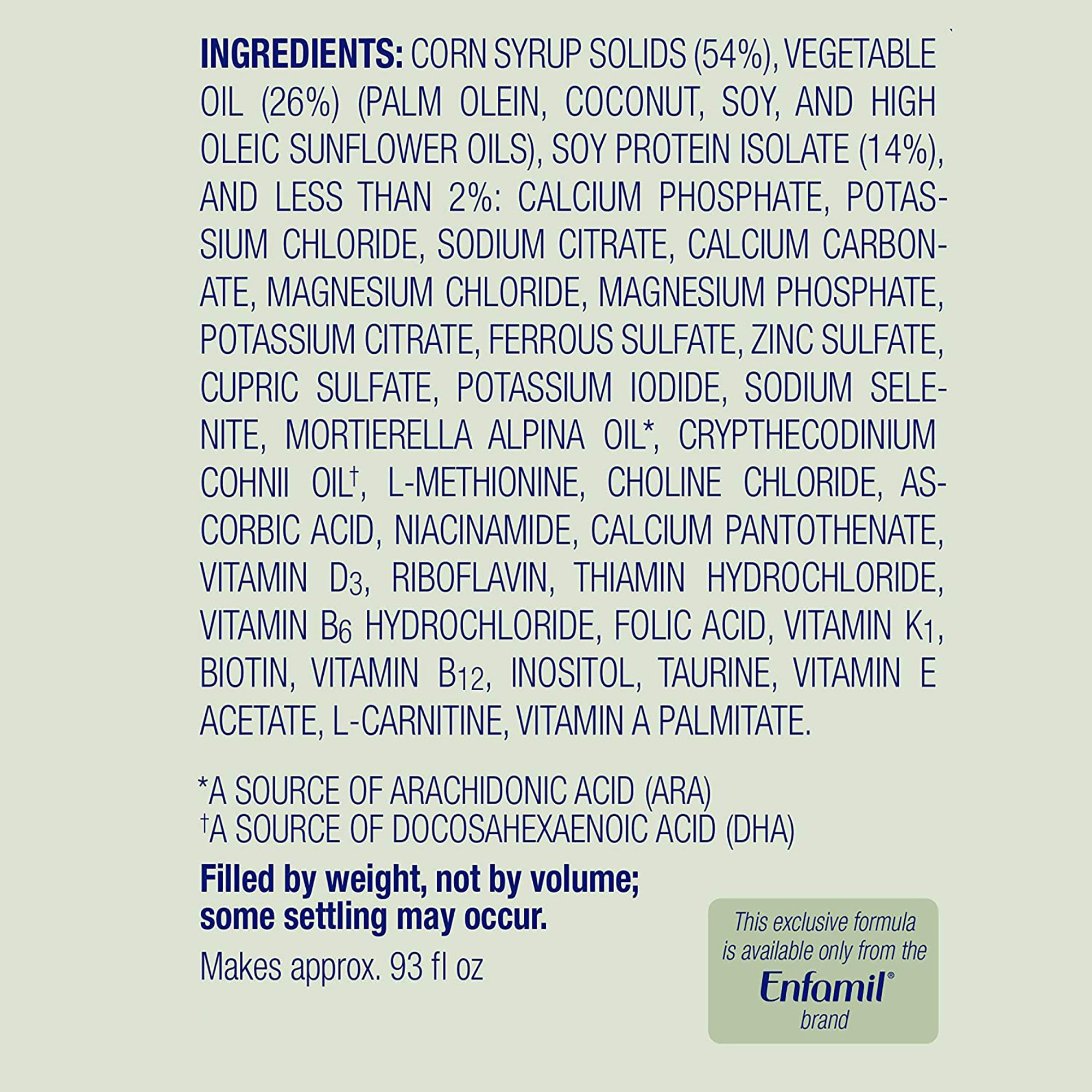 Mead Johnson - 121401 Enfamil® ProSobee® Lipil® Powder Infant Formula