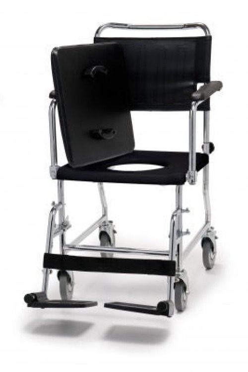 Graham-Field - 6810A 3-in-1 Commode Chair Versamode™ Drop Arms Aluminum Frame Padded Backrest 17-3/4 Inch Seat Width 300 lbs. Weight Capacity
