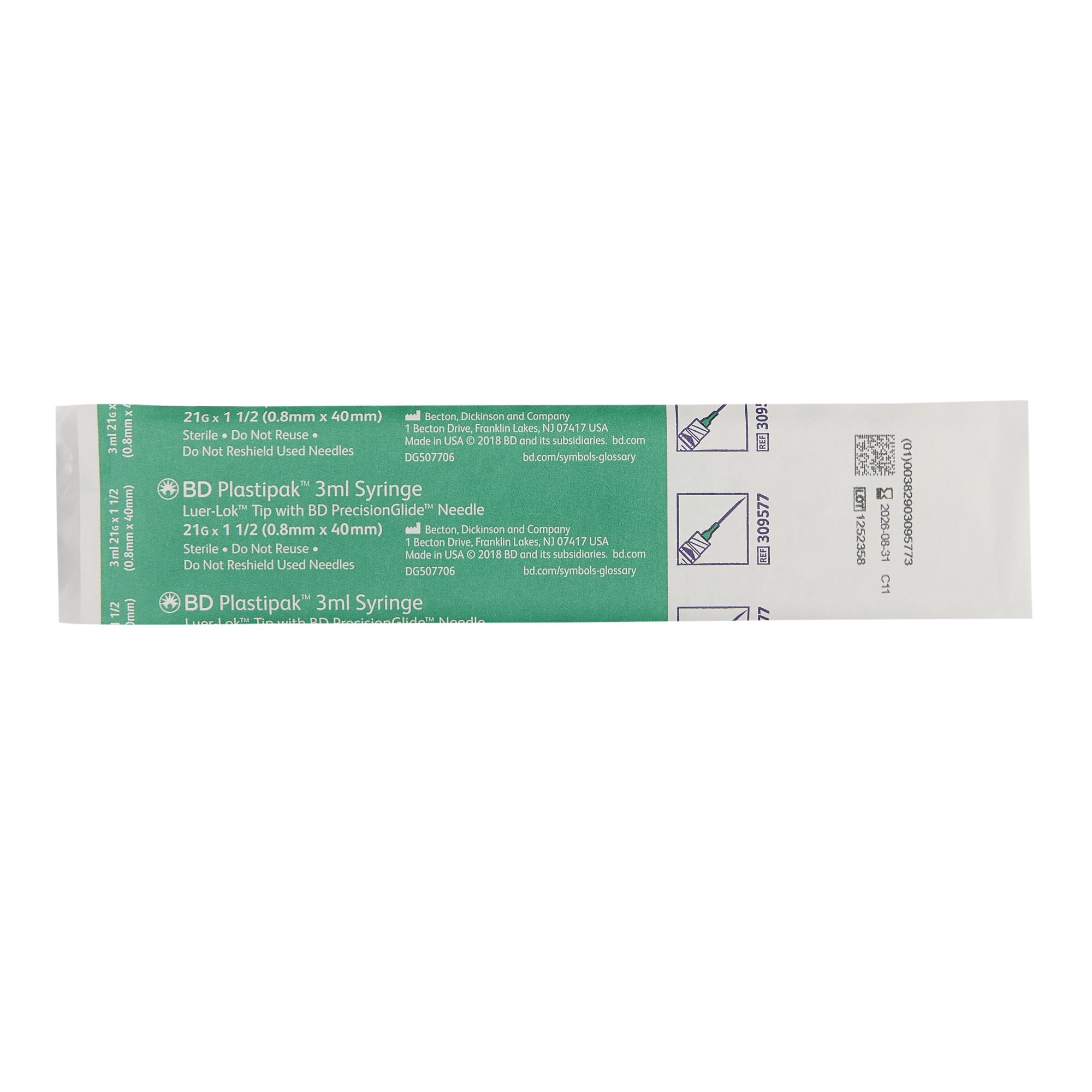 BD - 309577 PrecisionGlide™ Syringe with Hypodermic Needle