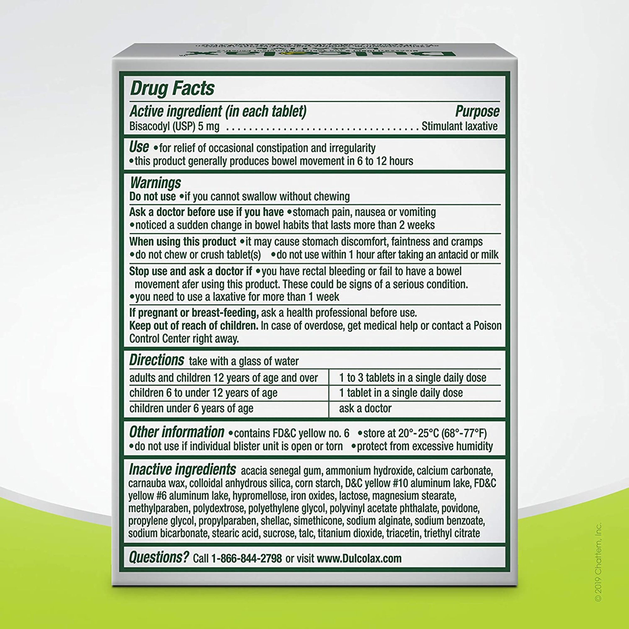 Endo USA LLC - 81421002004 Dulcolax® Bisacodyl USP Laxative