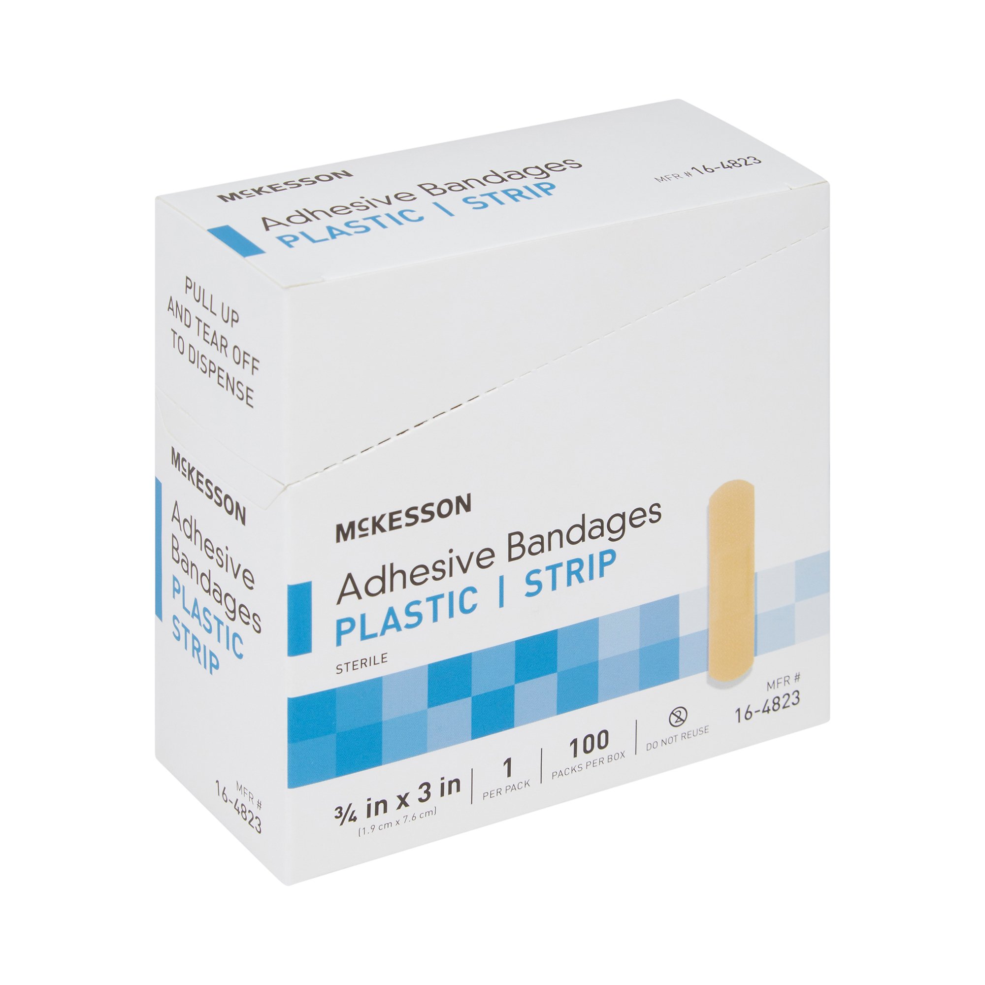 McKesson Brand - 16-4823 McKesson Adhesive Strip/Plastic Patch