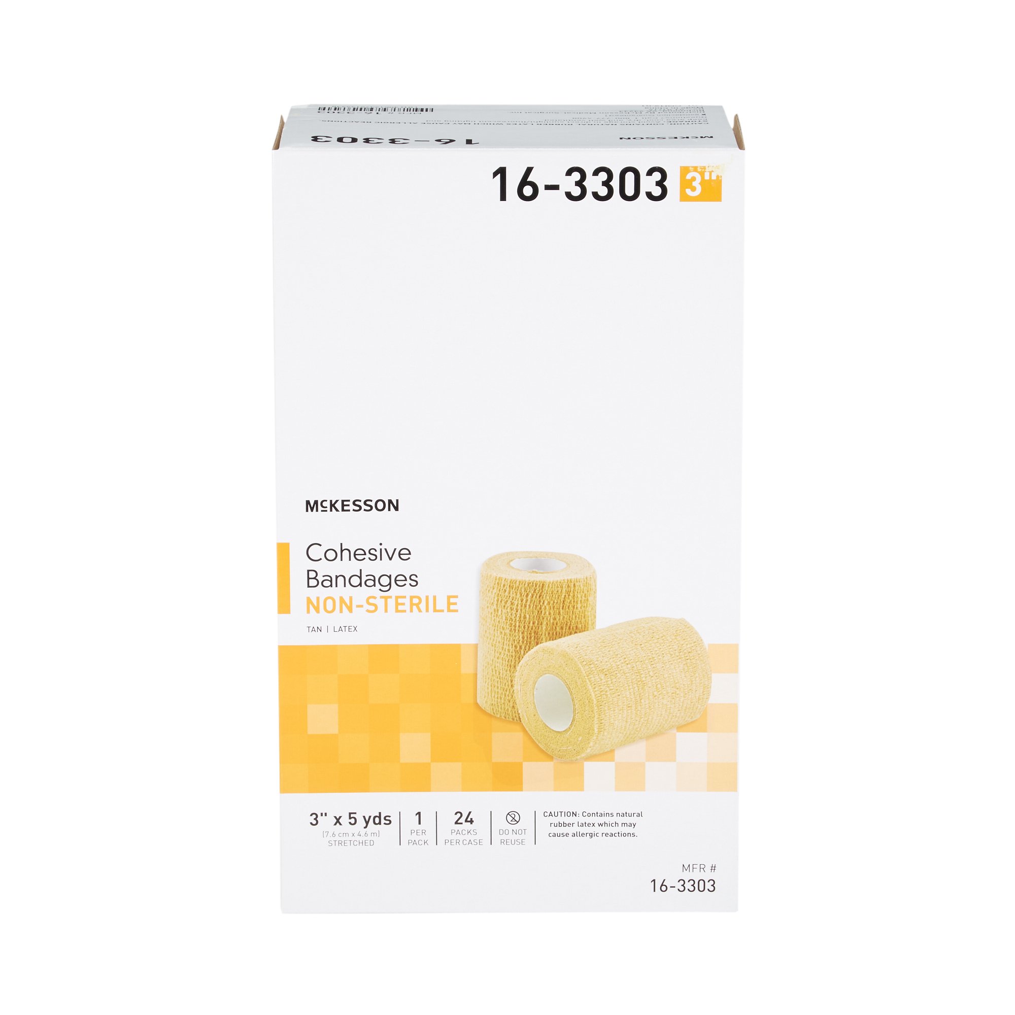McKesson Brand - 16-3303 McKesson Self-adherent Closure Cohesive Bandage