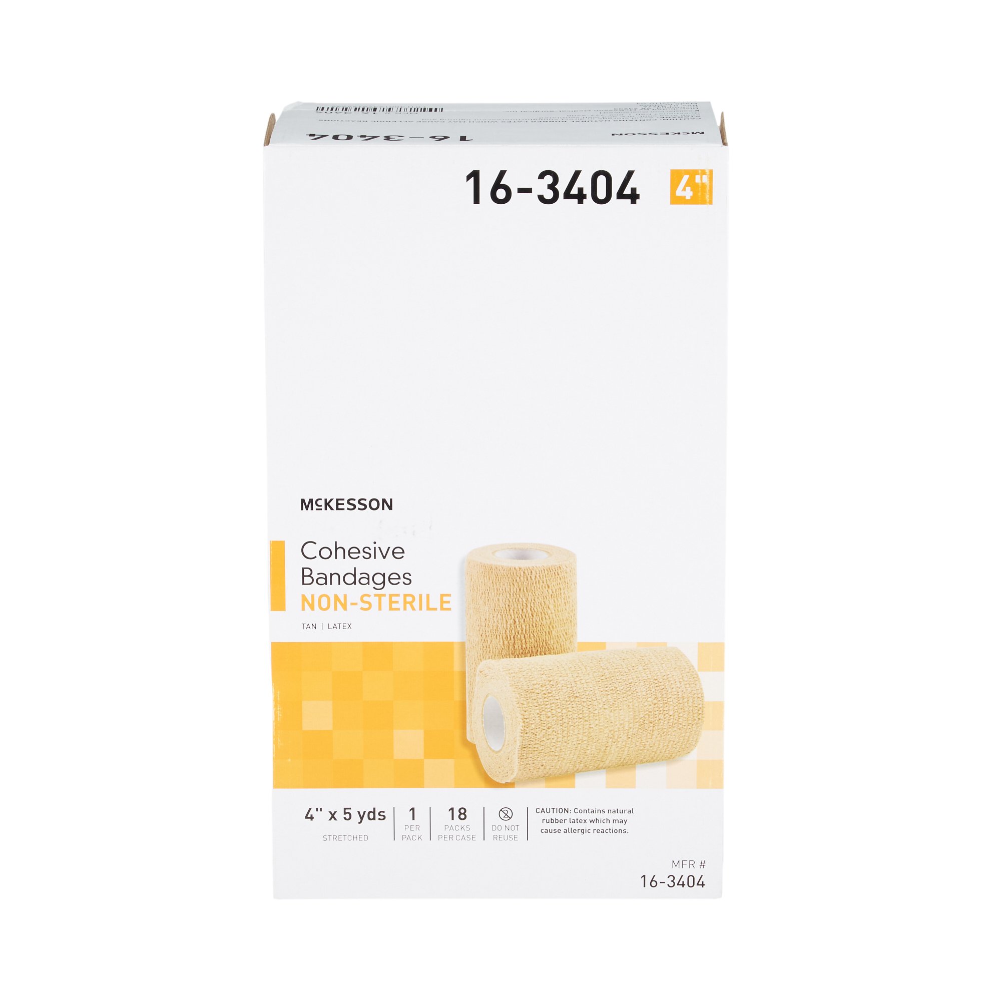 McKesson Brand - 16-3404 McKesson Self-adherent Closure Cohesive Bandage